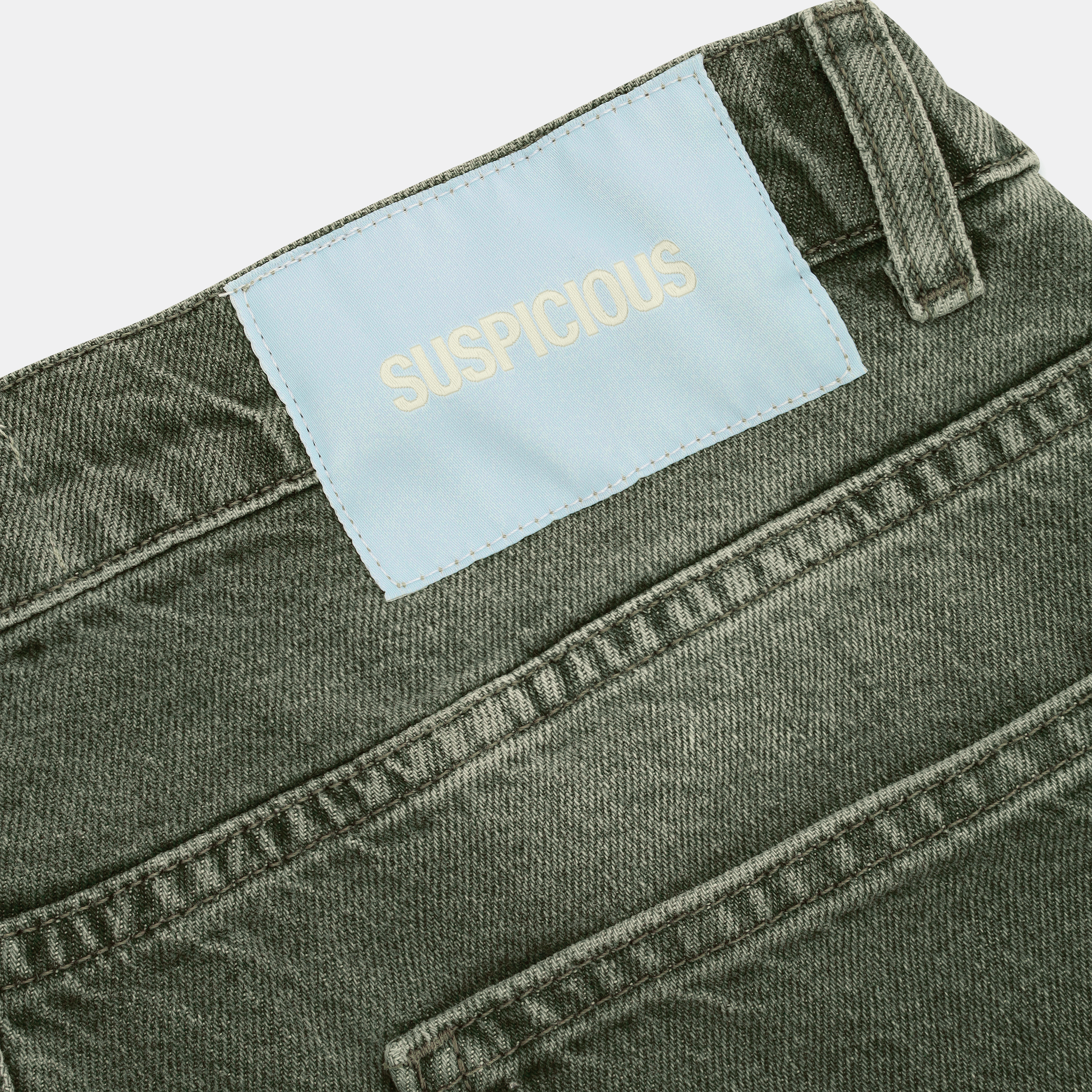 Suspicious Antwerp PL / Vertified Roomie Jeans - Washed Green