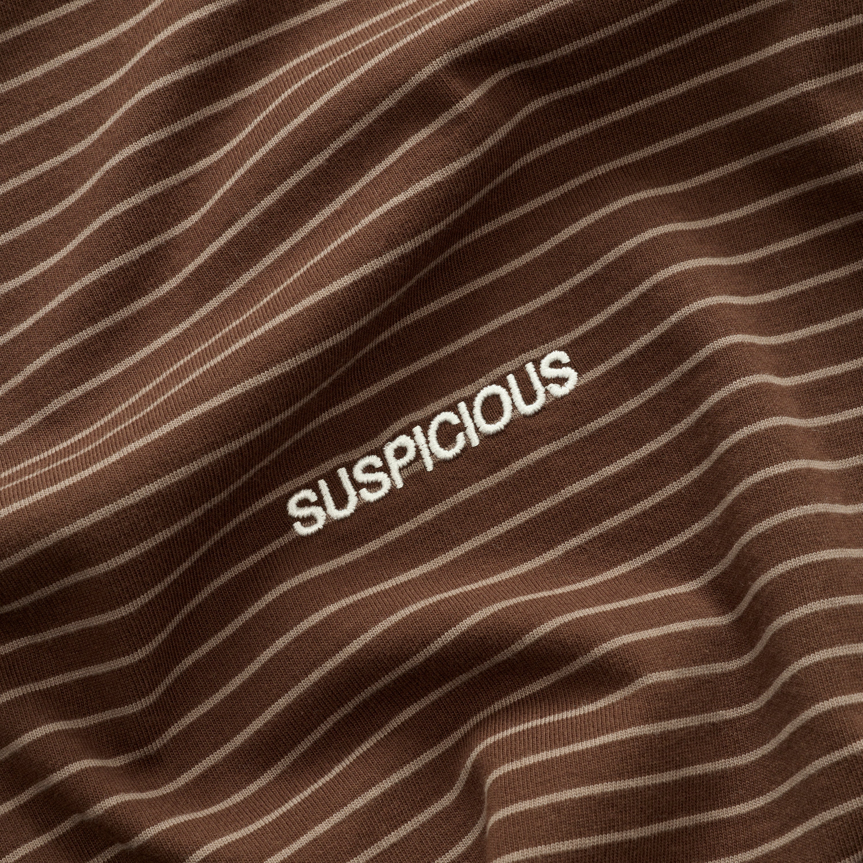 Suspicious Antwerp PL / The Essentials Striped Longsleeve - Espresso