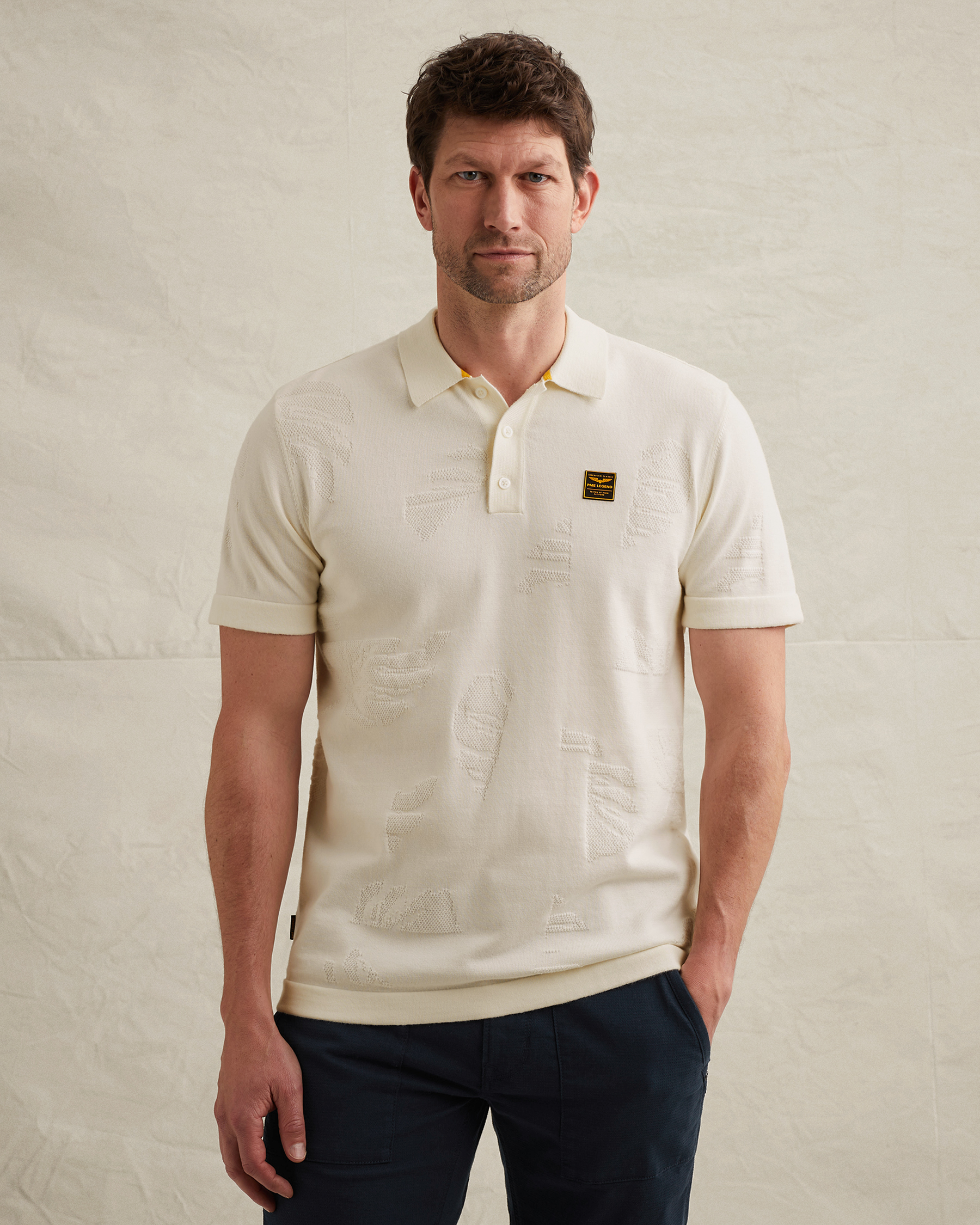 PME Legend Polo shirt with allover printx