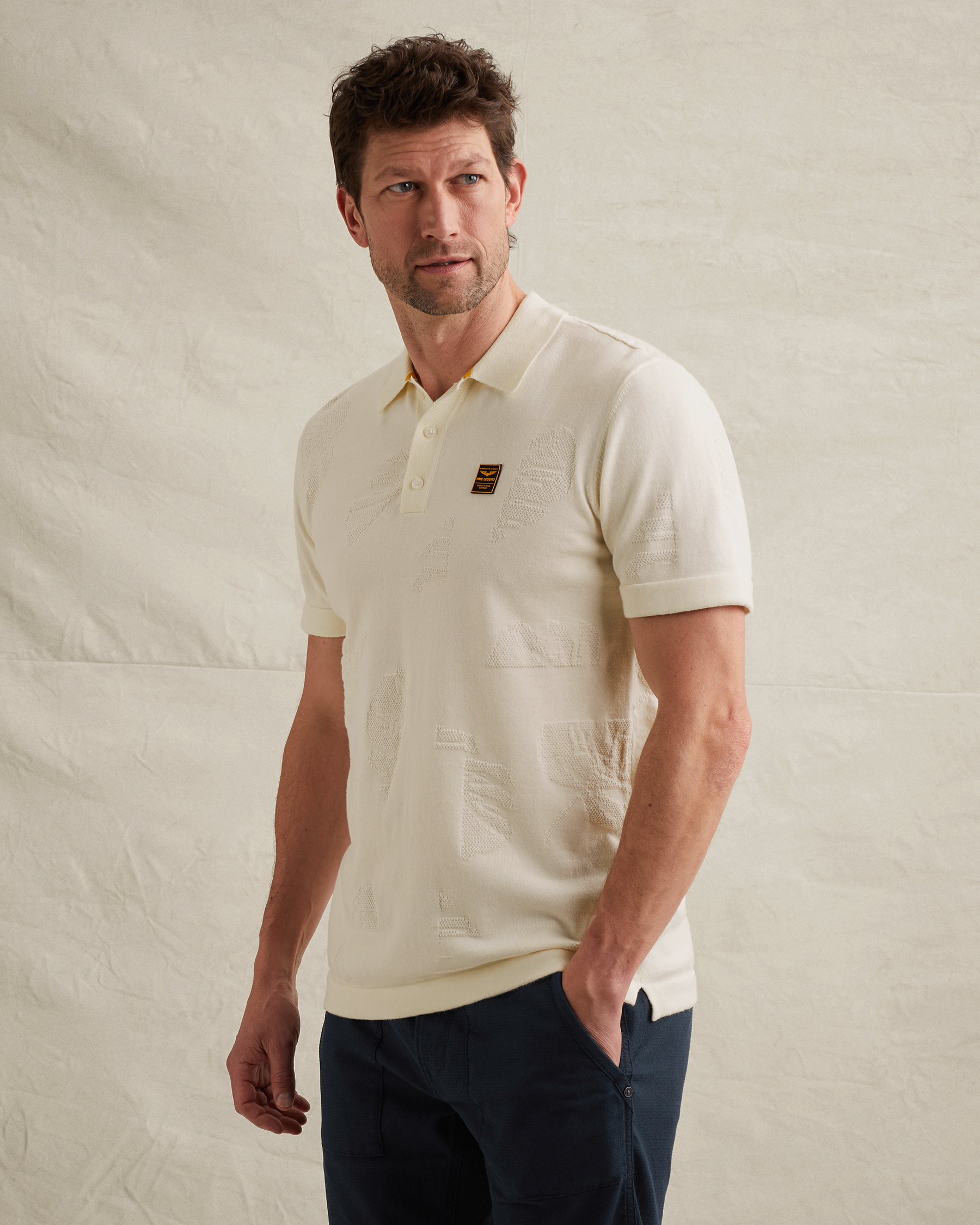 PME Legend Polo shirt with allover printx