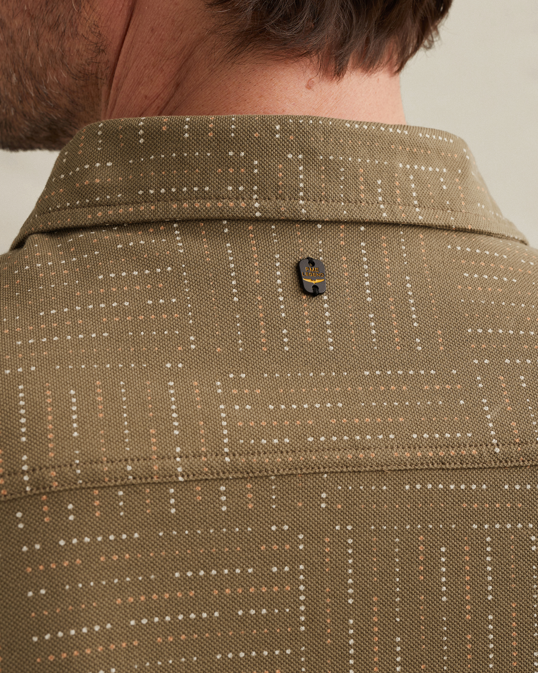 PME Legend Shirt with allover print and short sleevesx