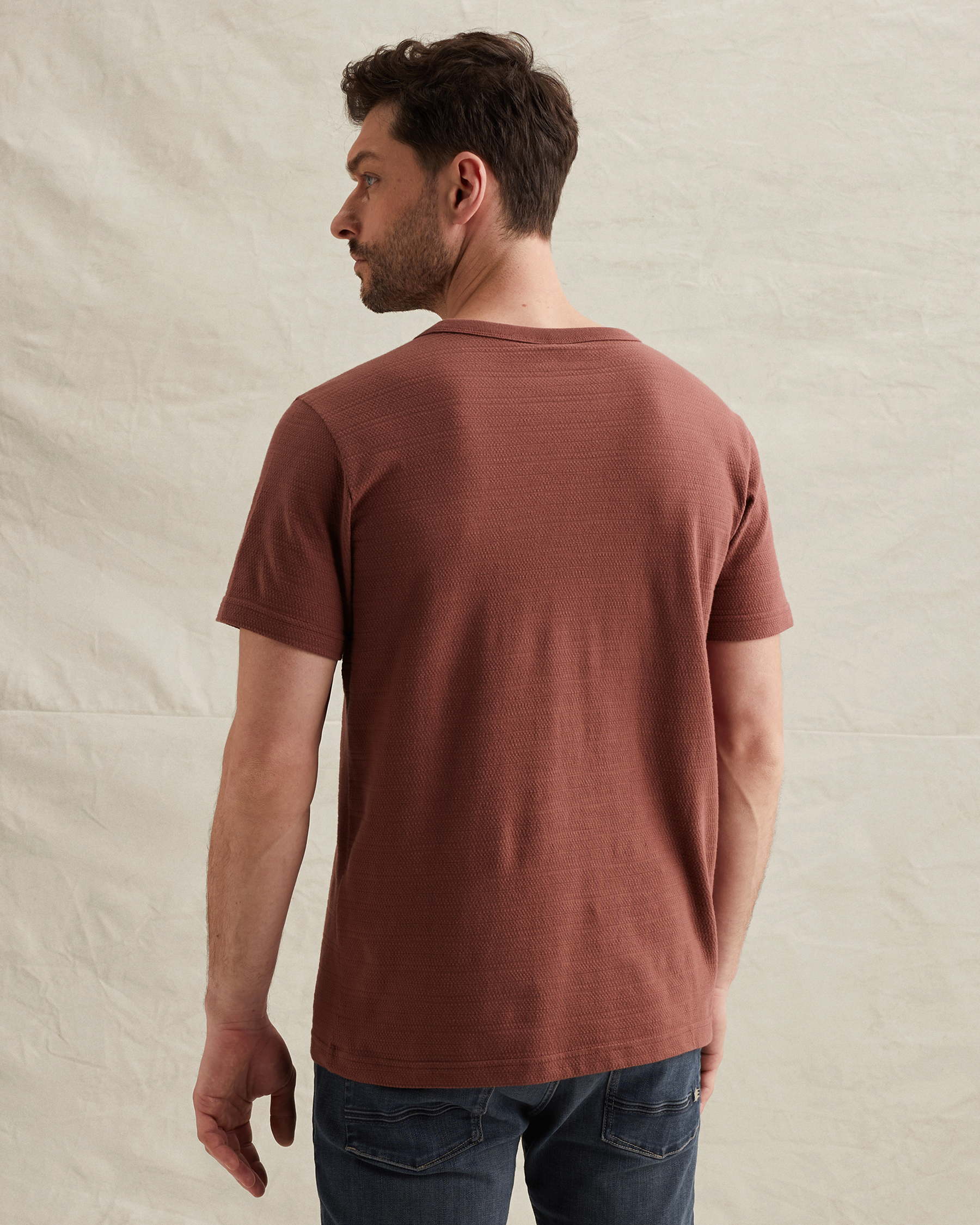 PME Legend T-shirt with jacquard stripe patternx