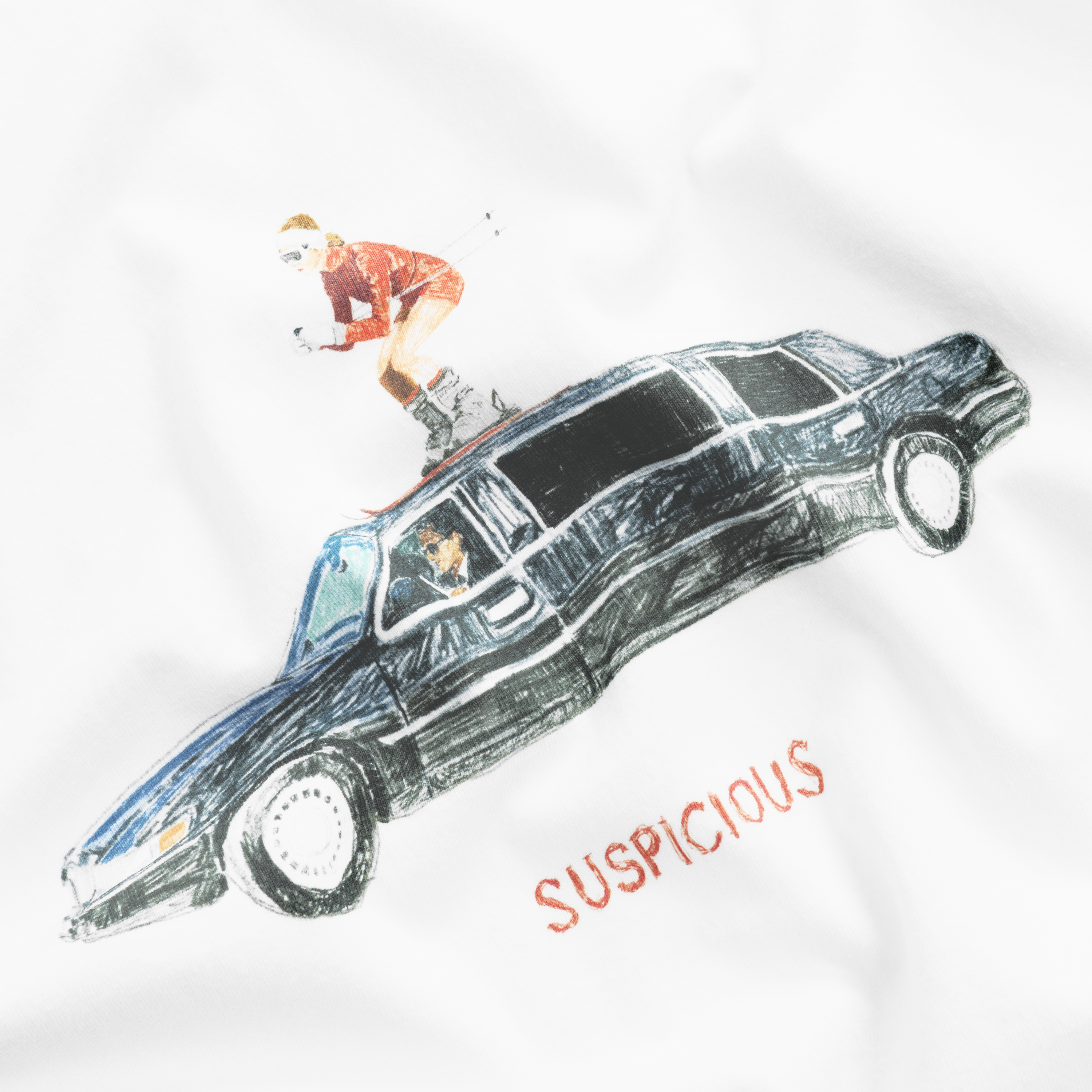 Suspicious Antwerp Winter1 / Skimousine Tee - White