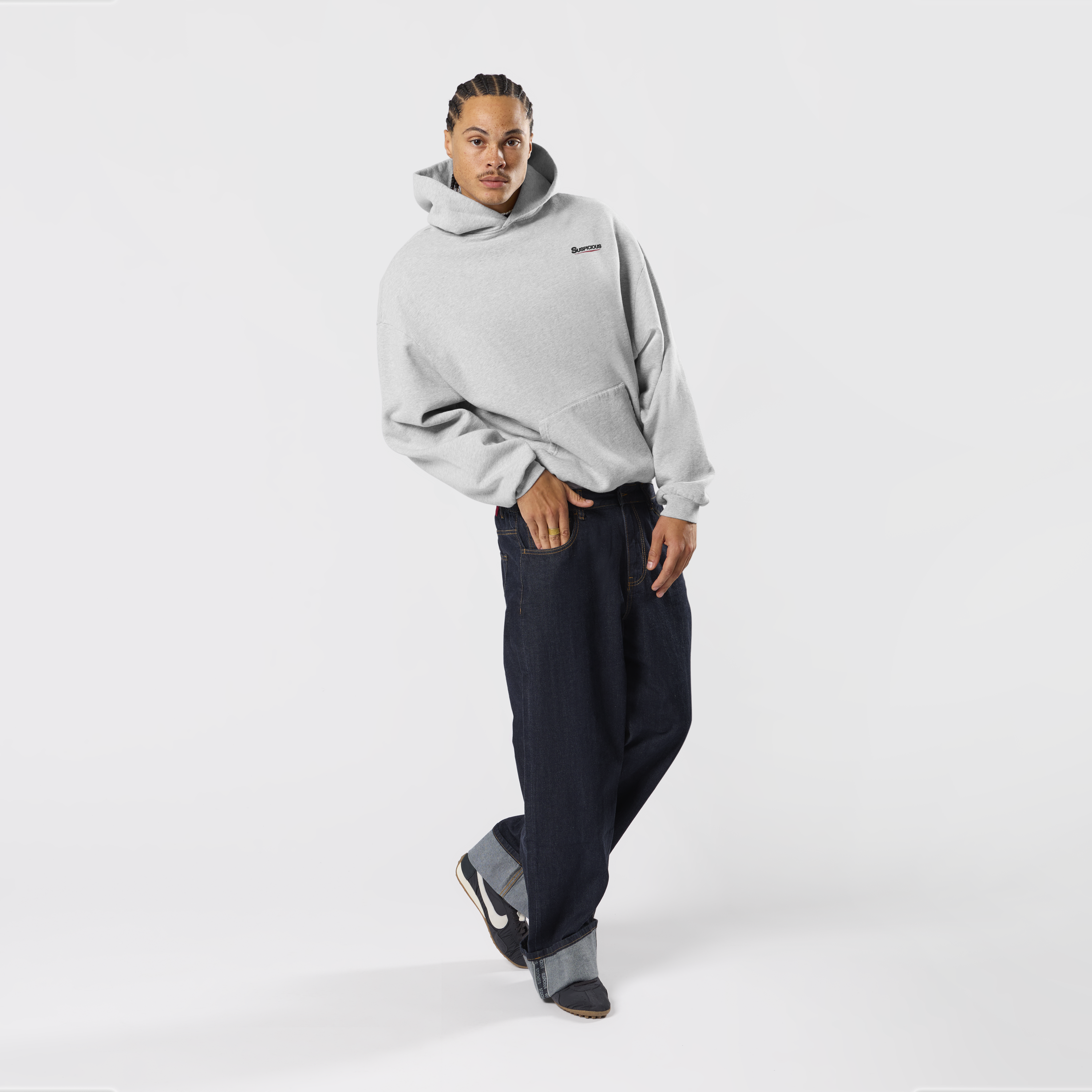 Suspicious Antwerp Winter3 / Flow Hoodie - Neutral Heather