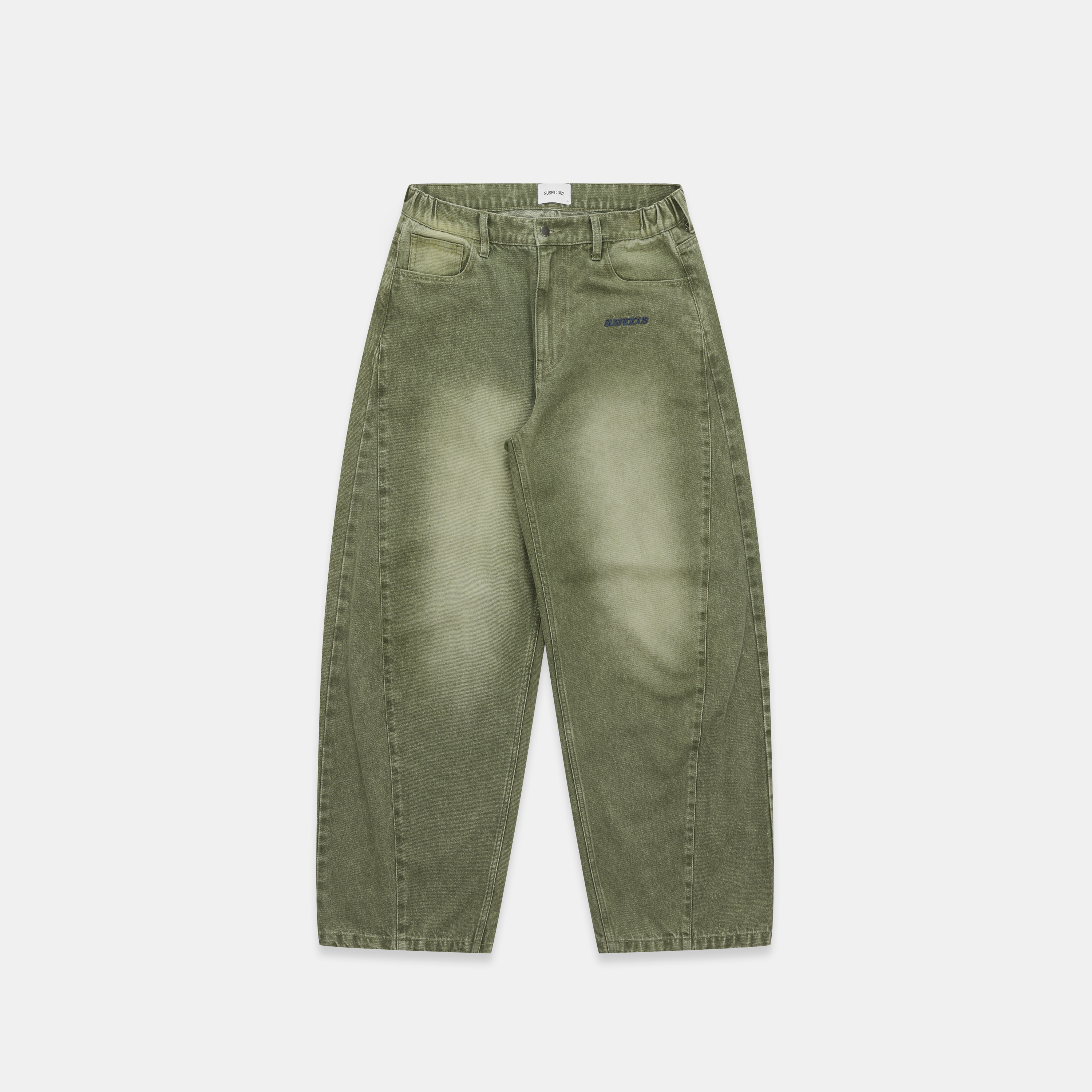 Suspicious Antwerp Fall / SSPCS Club Barrel Jeans - Washed Green