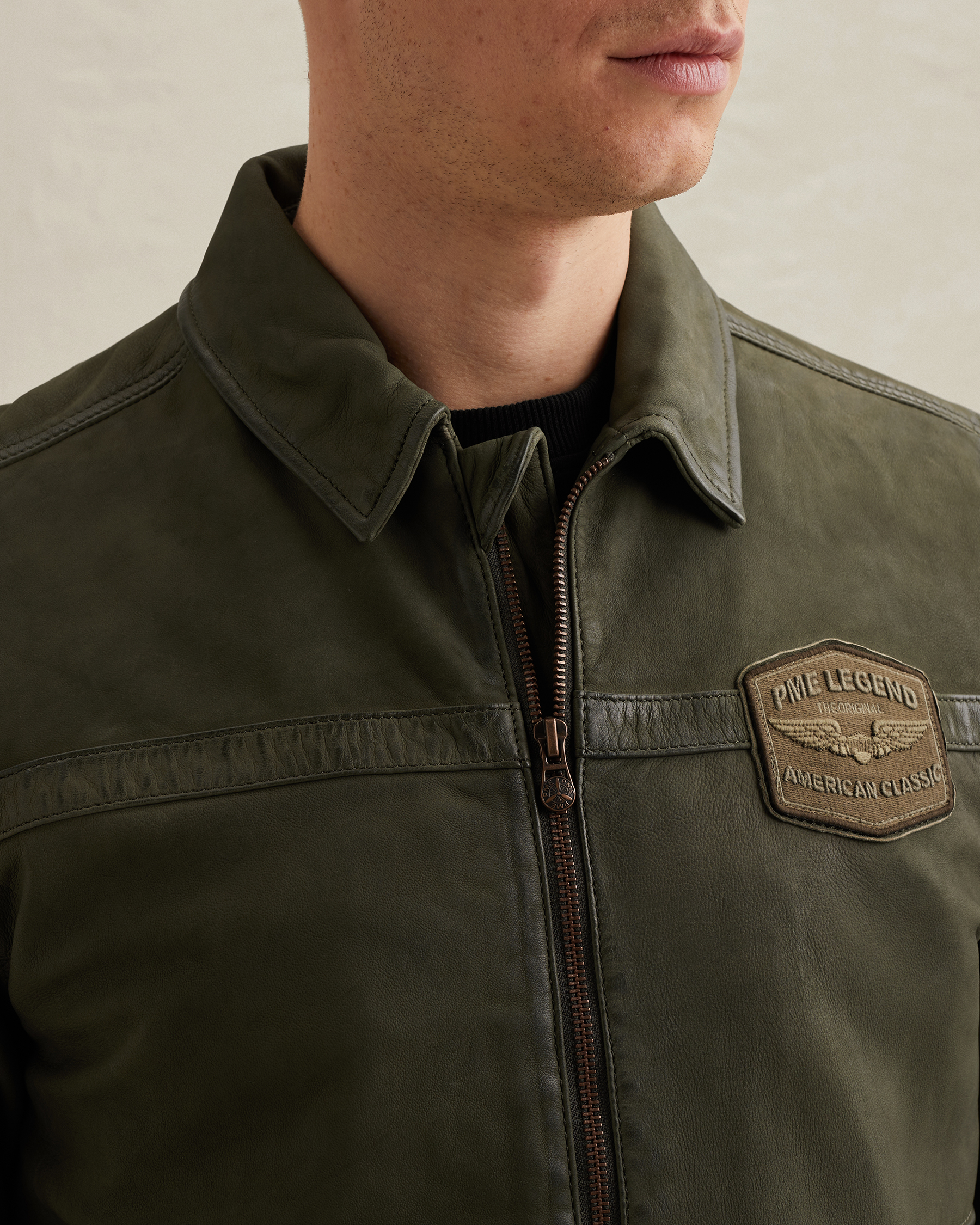 PME Legend Summer Hudson leather jacketx