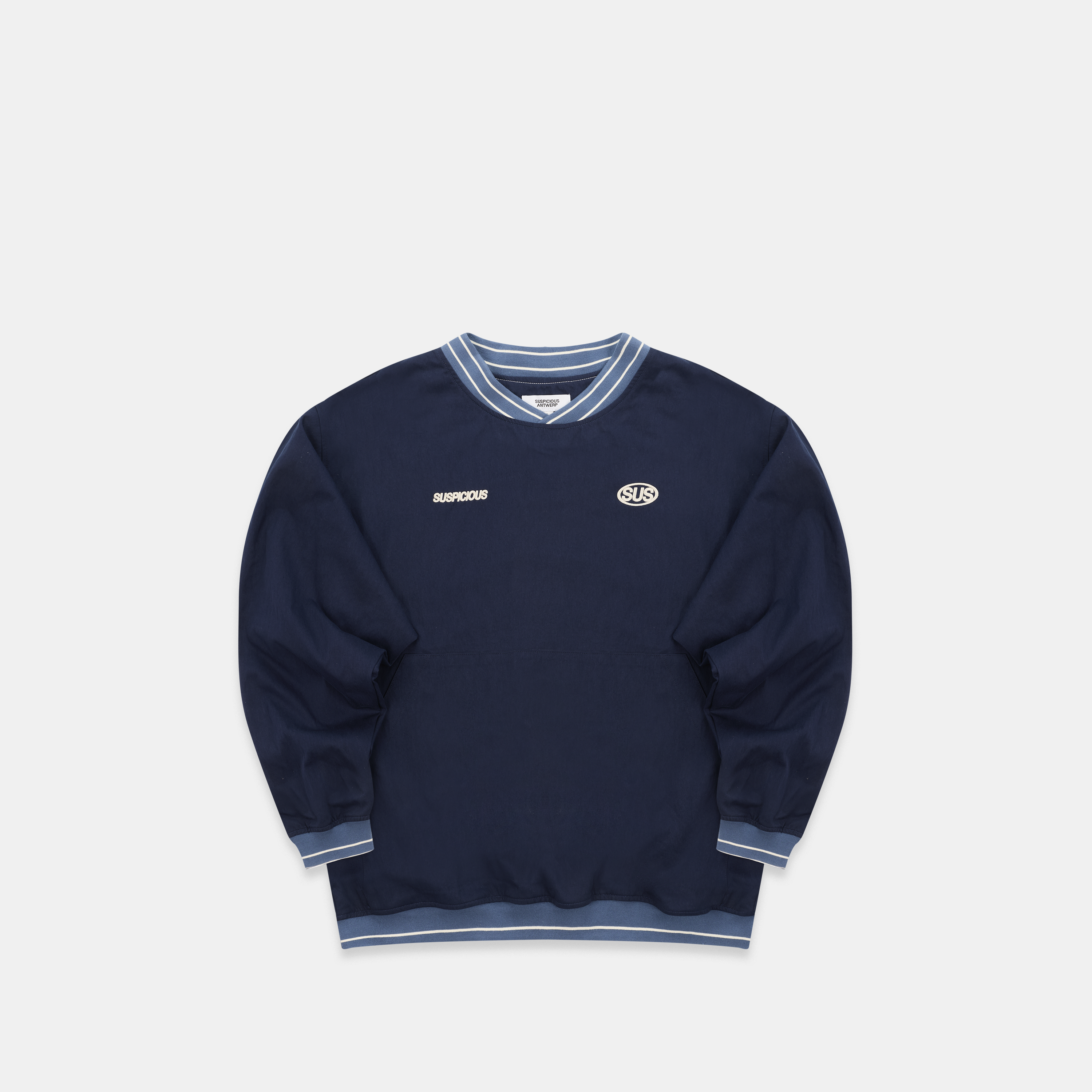Suspicious Antwerp Fall / Tech Pullover Windbreaker - Nightfall