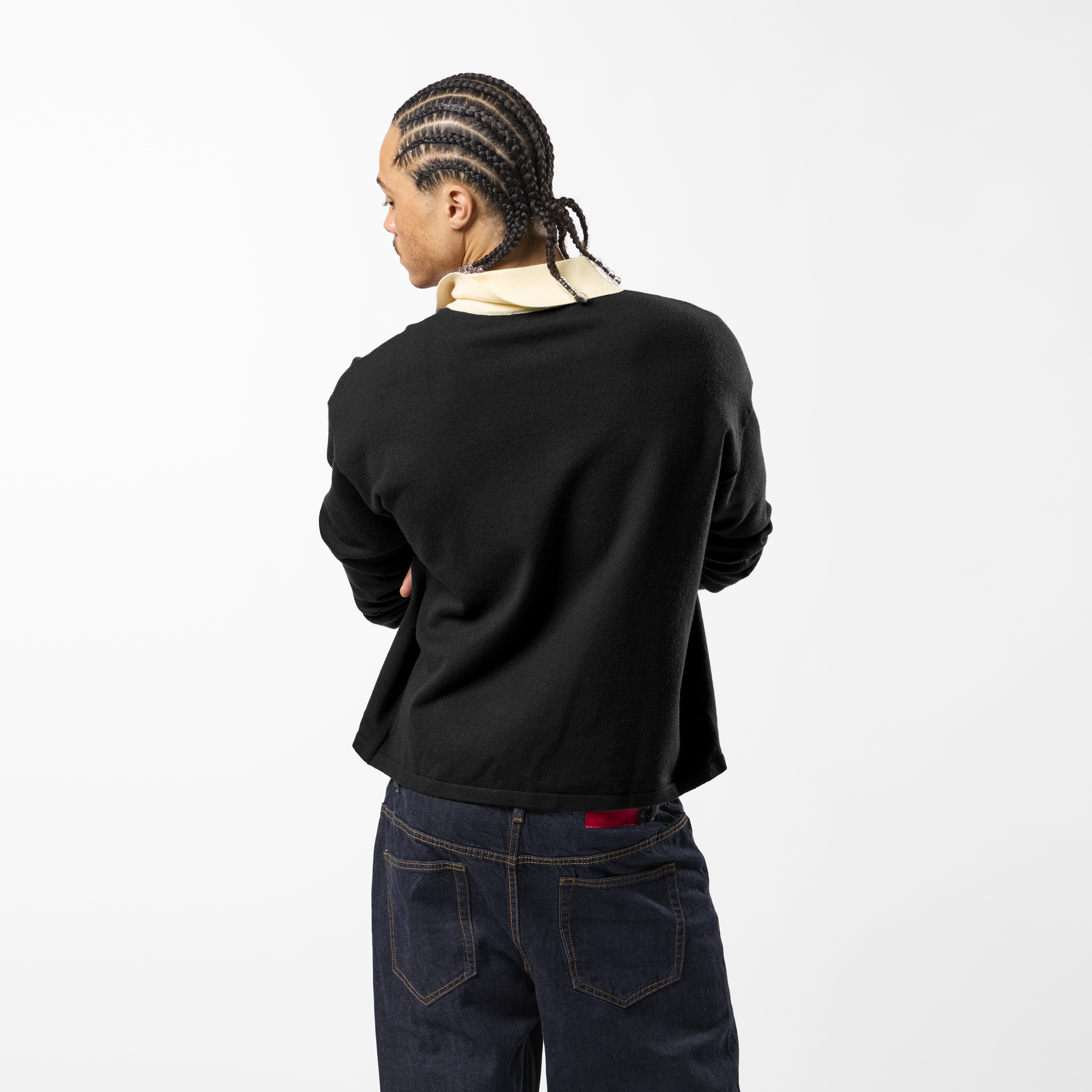 Suspicious Antwerp Winter3 / Patch Patrol Knitted Longsleeve Polo - Black