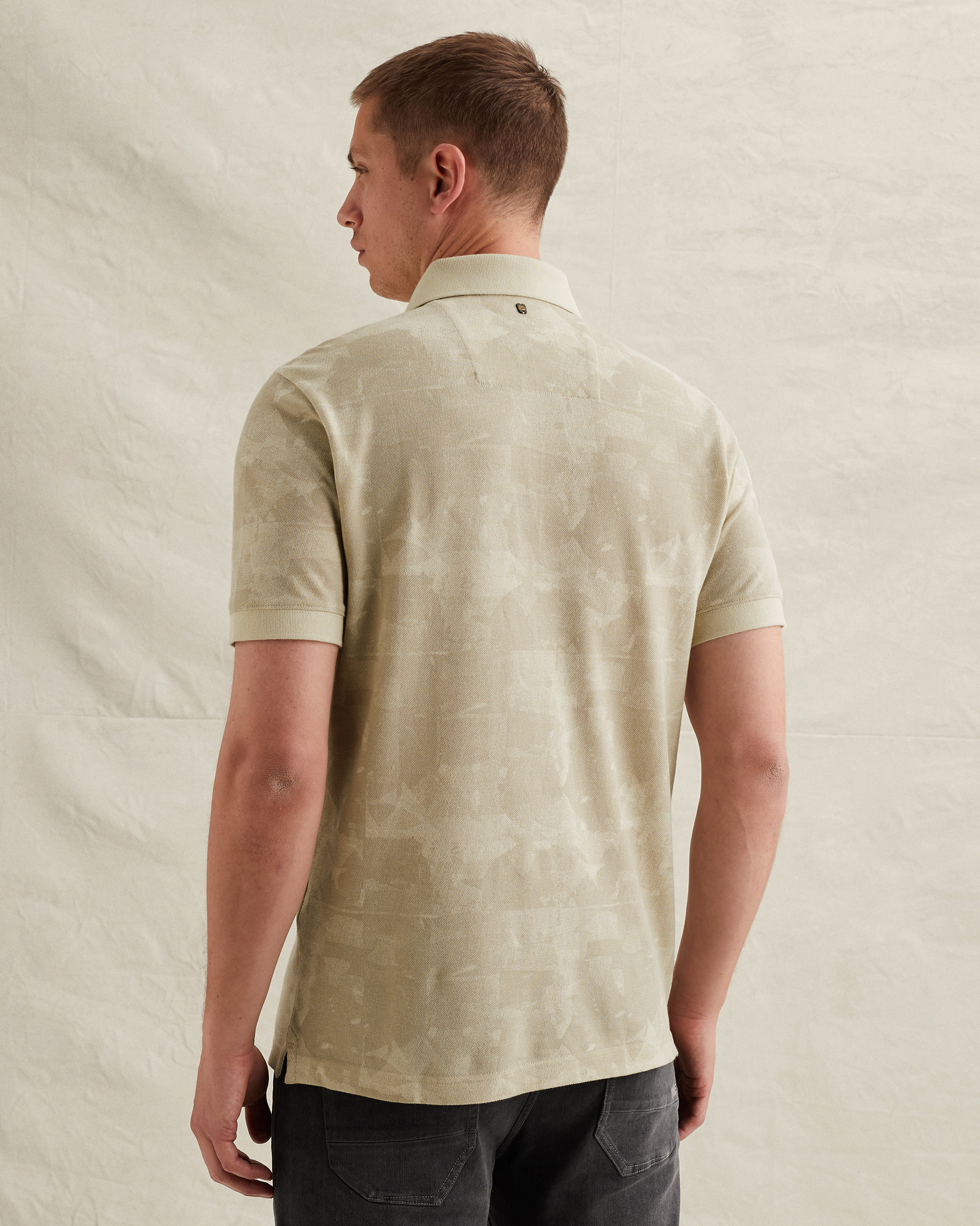 PME Legend Polo shirt in piqué with allover printx