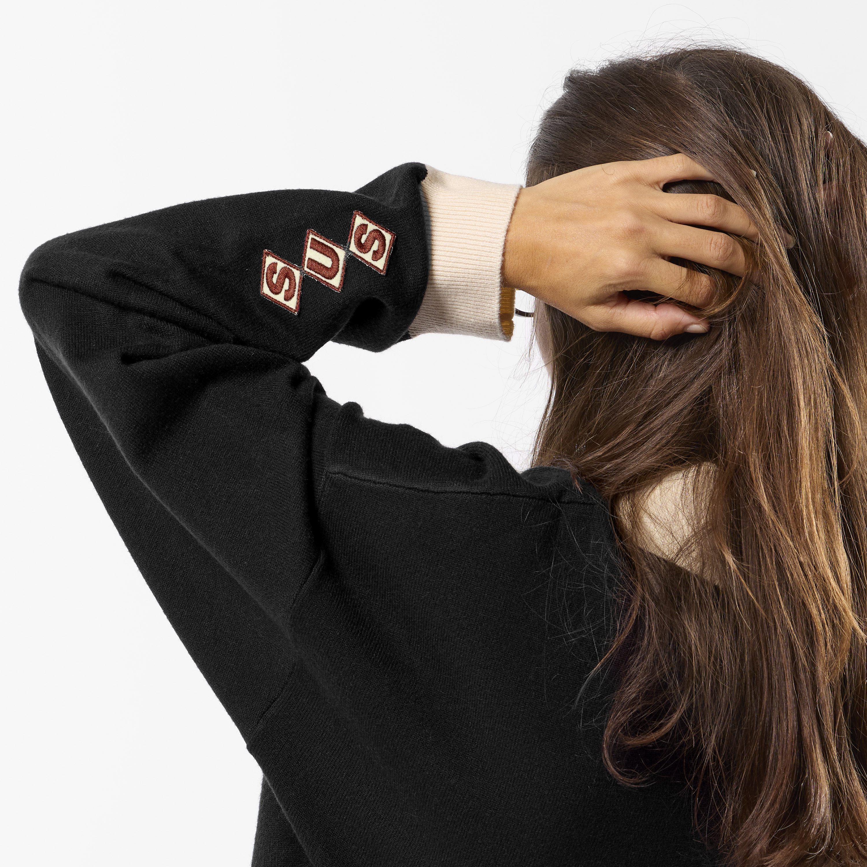Suspicious Antwerp Winter3 / Patch Patrol Knitted Longsleeve Polo - Black