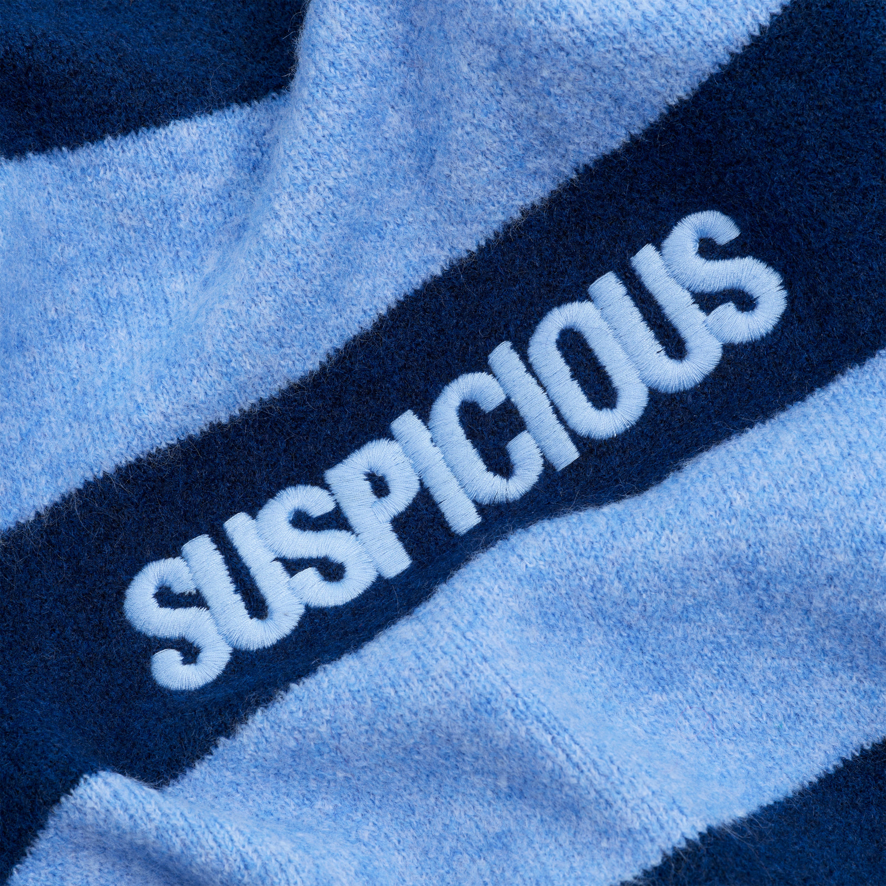 Suspicious Antwerp PL / Striped Knitted Sweat - Blue