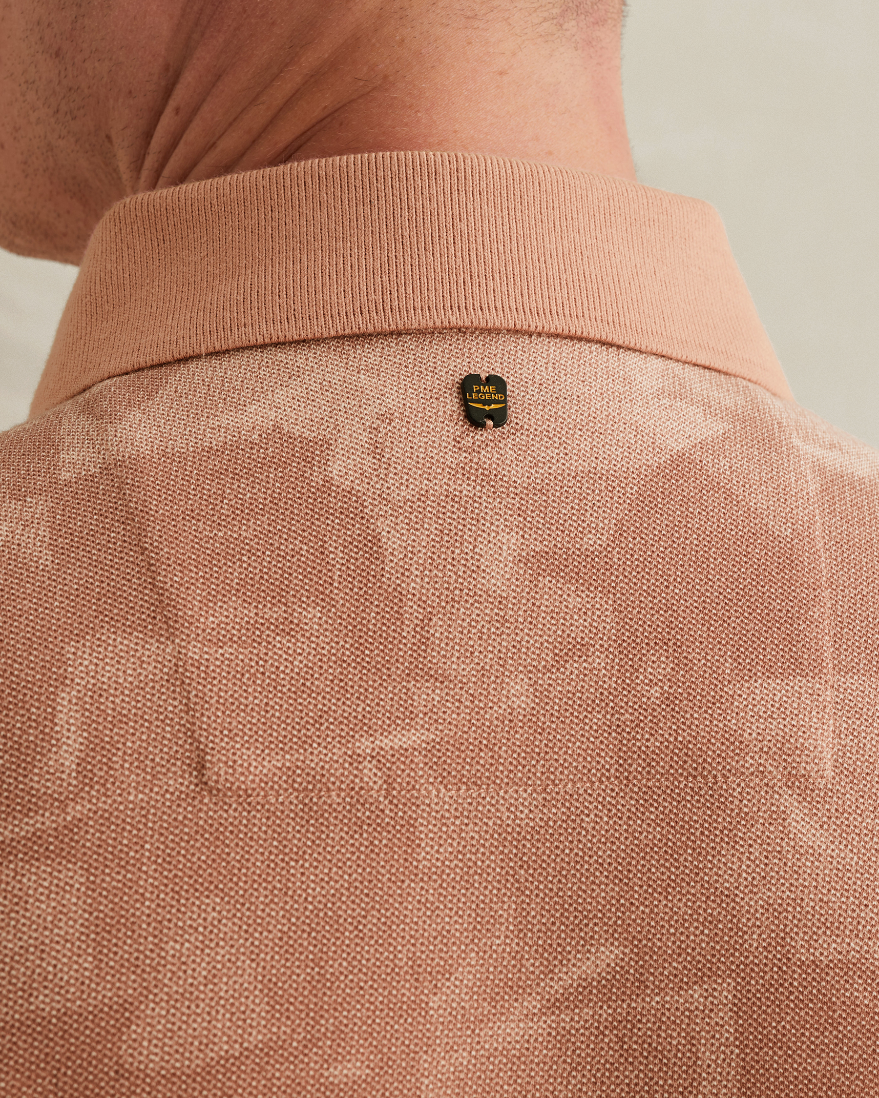 PME Legend Polo shirt in piqué with allover printx