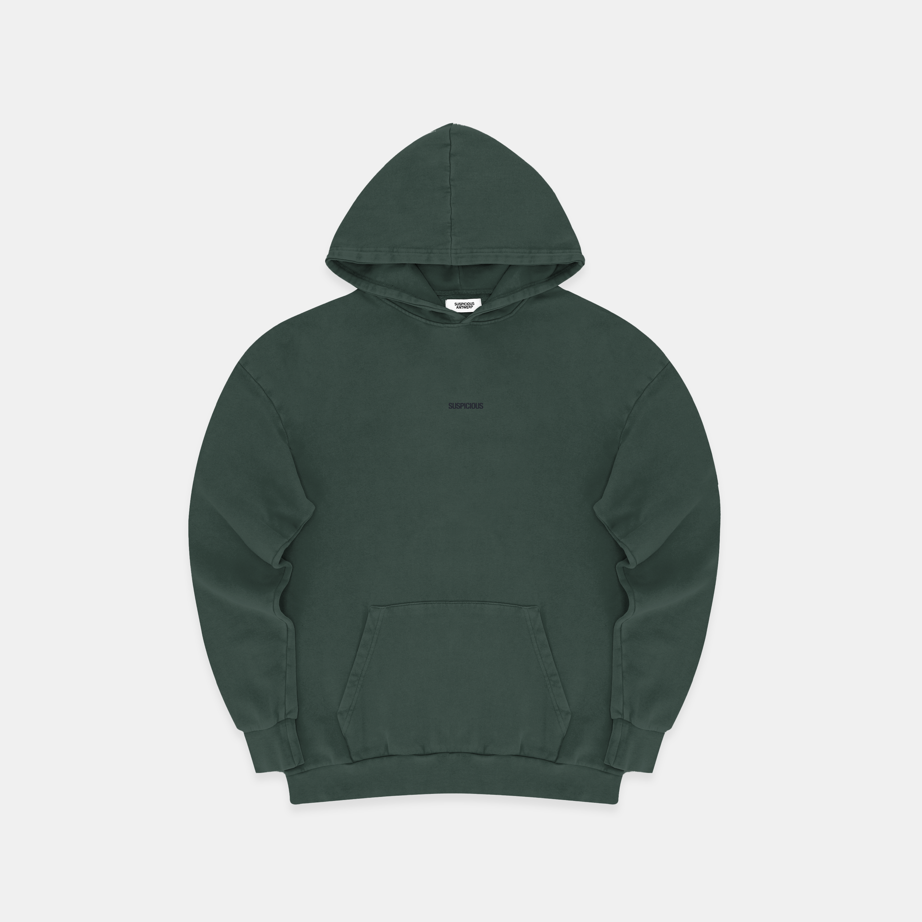 Suspicious Antwerp The Centre de Neige Hoodie - Forest Green