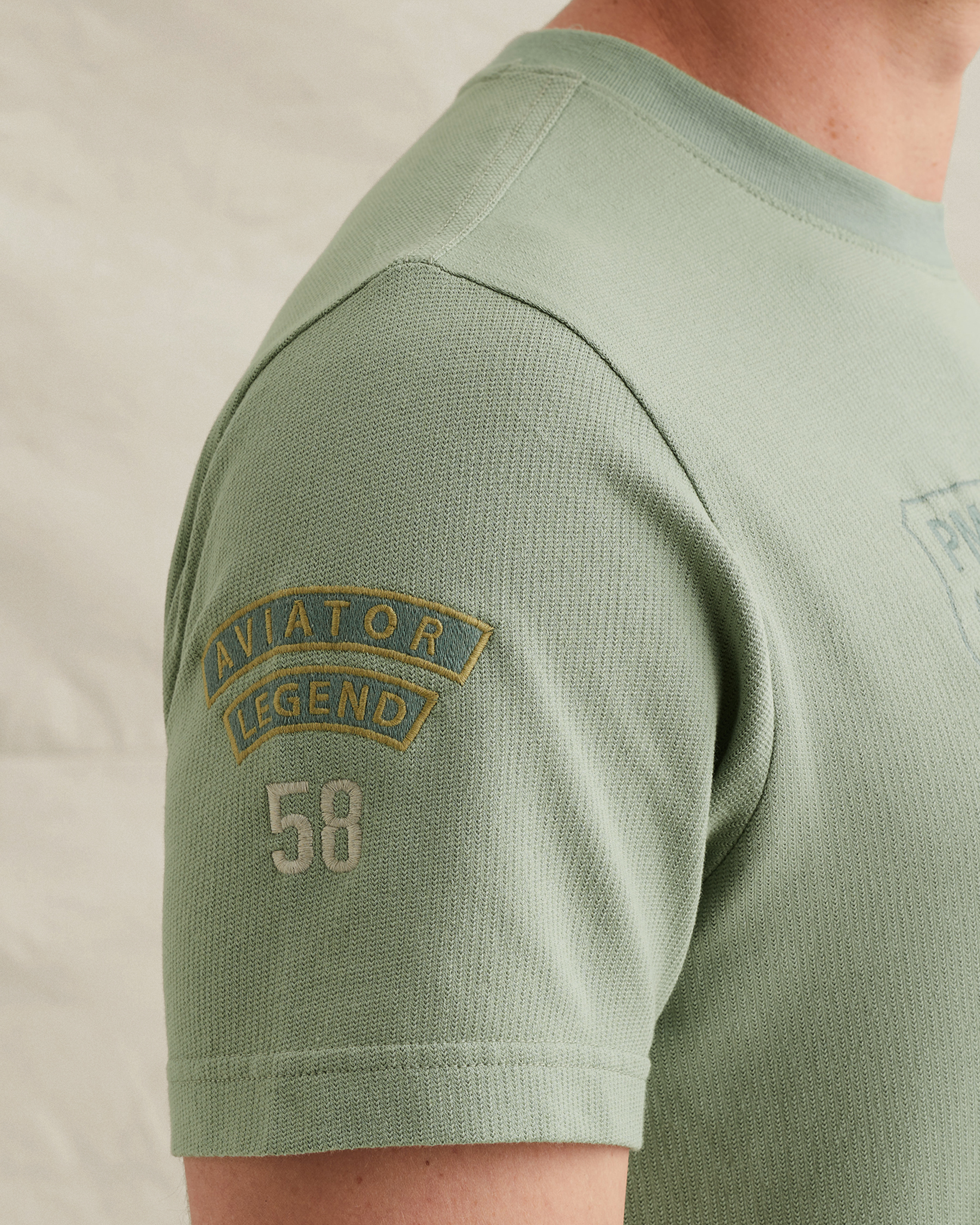 PME Legend T-shirt in jersey with multiple badgesx
