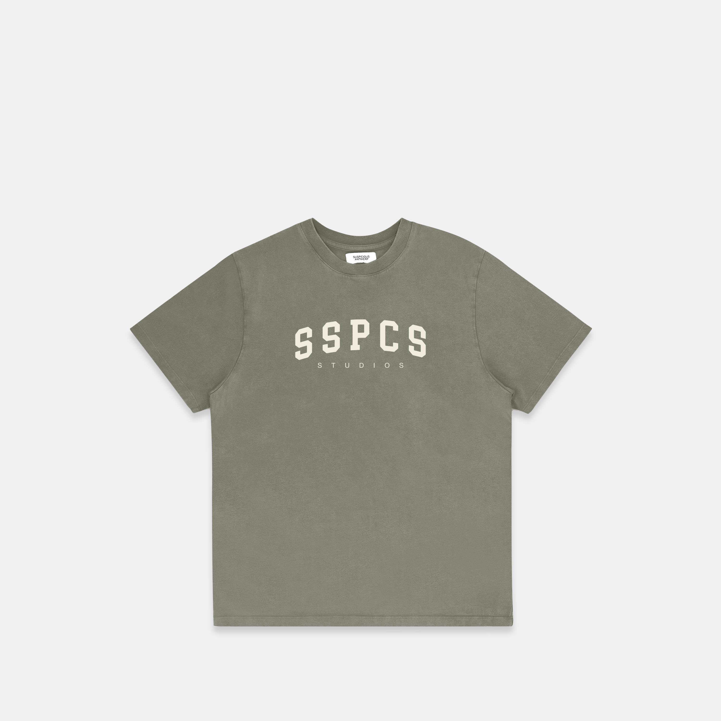 Suspicious Antwerp (SS24) The Varsity Tee - Sage