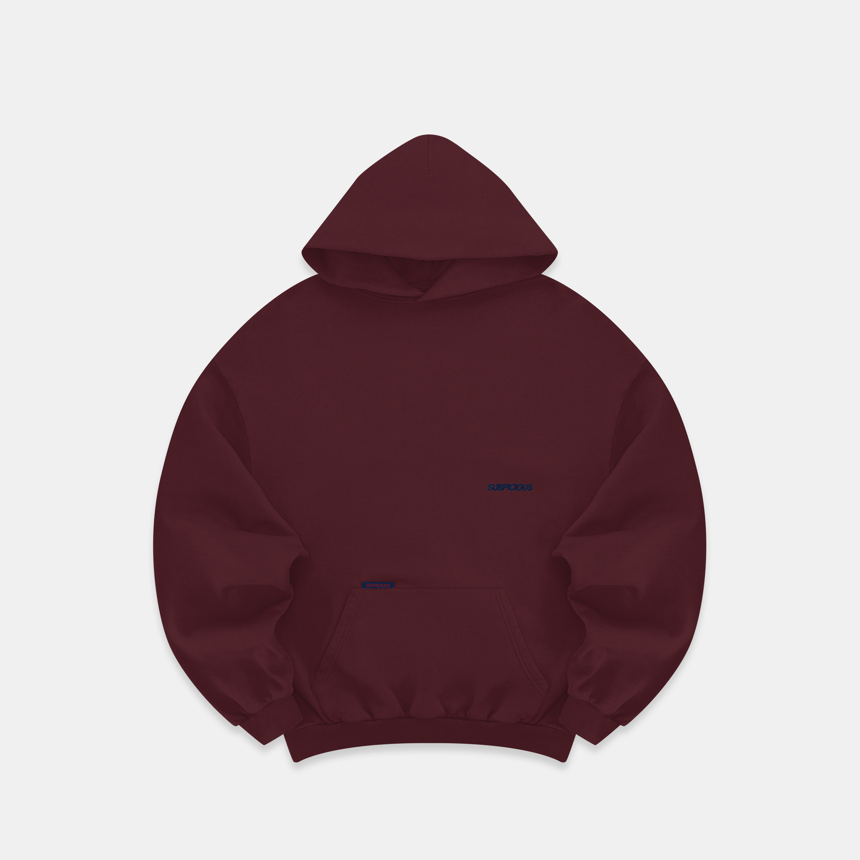 Suspicious Antwerp The Essentials Hoodie - Burgundy