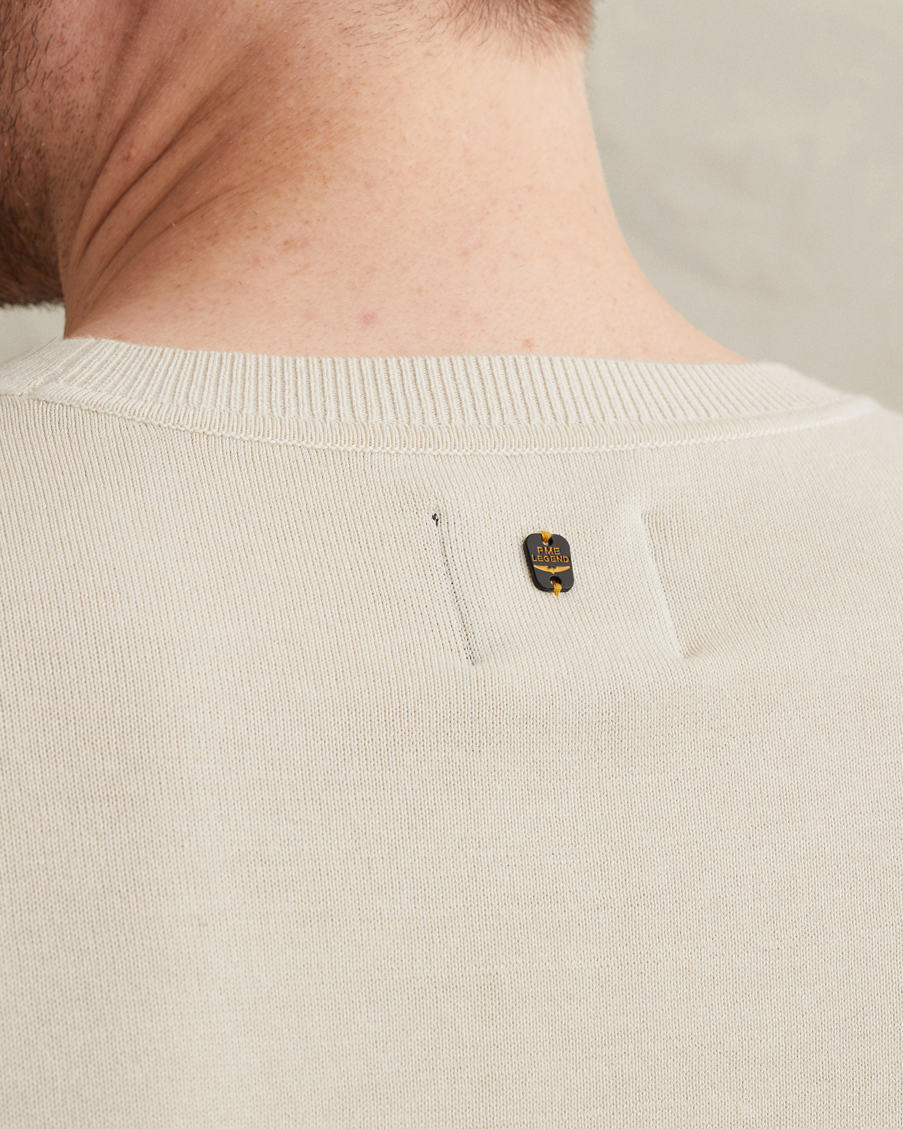 PME Legend T-shirt in cotton/modal with badgex