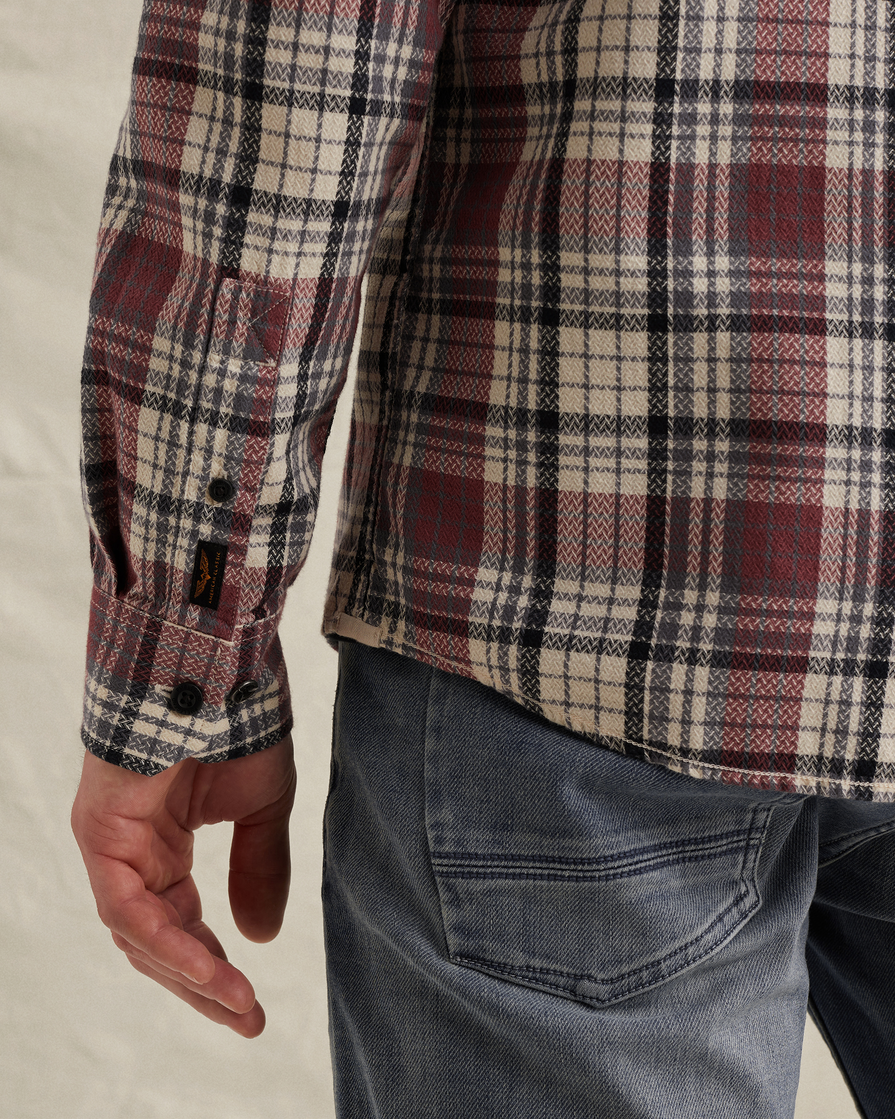 PME Legend Shirt with allover check patternx