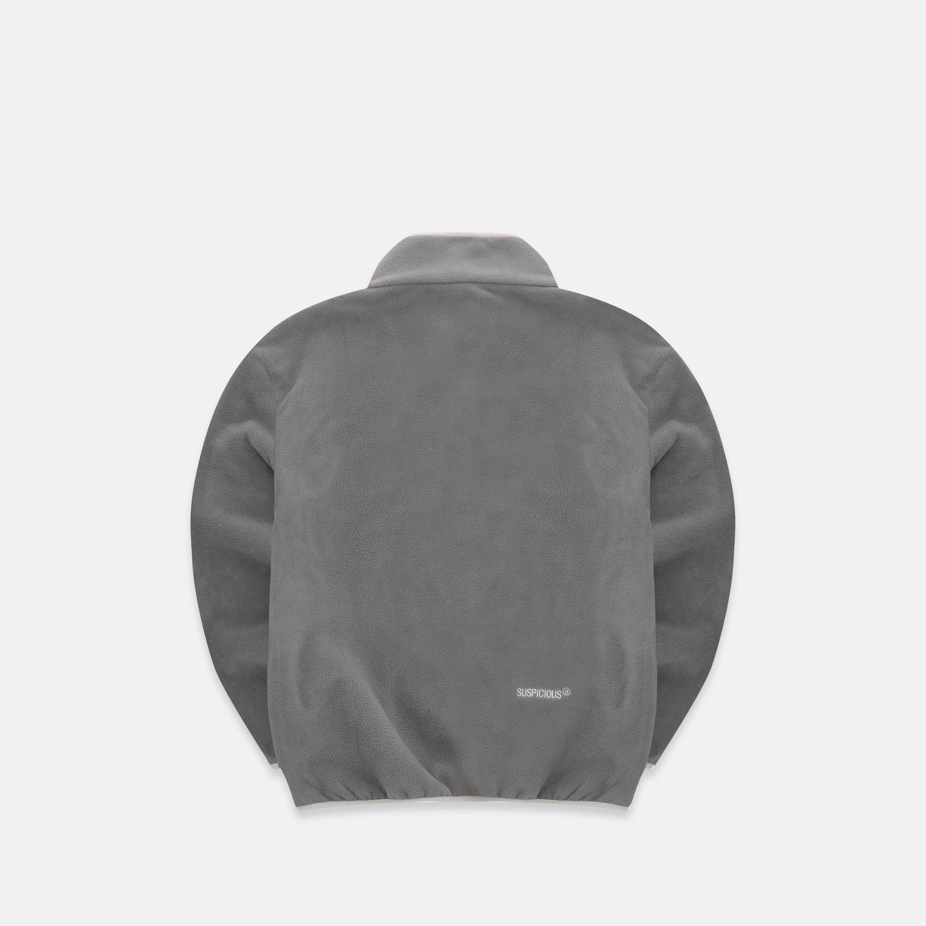 Suspicious Antwerp The Smiley Polar Half Snap - Grey