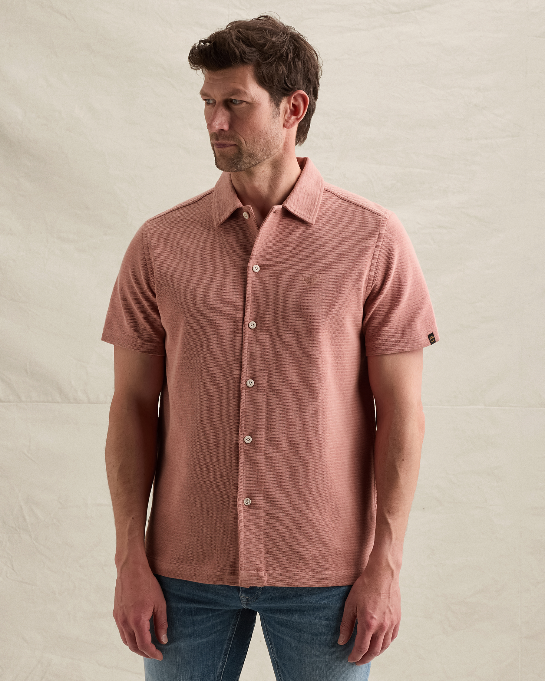 PME Legend Shirt with short sleeves in interlock jerseyx