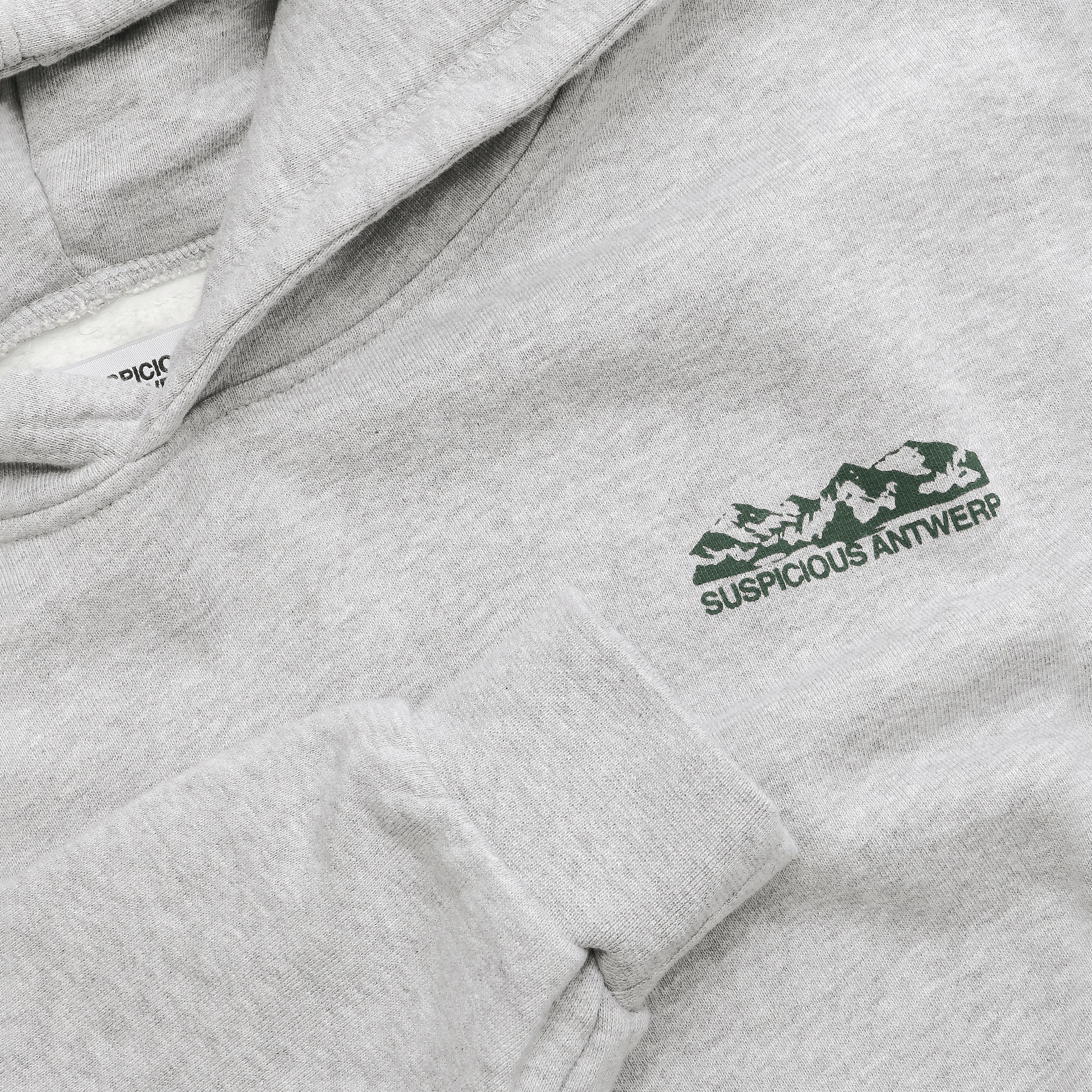 Suspicious Antwerp The Landscape Hoodie - Neutral Heather