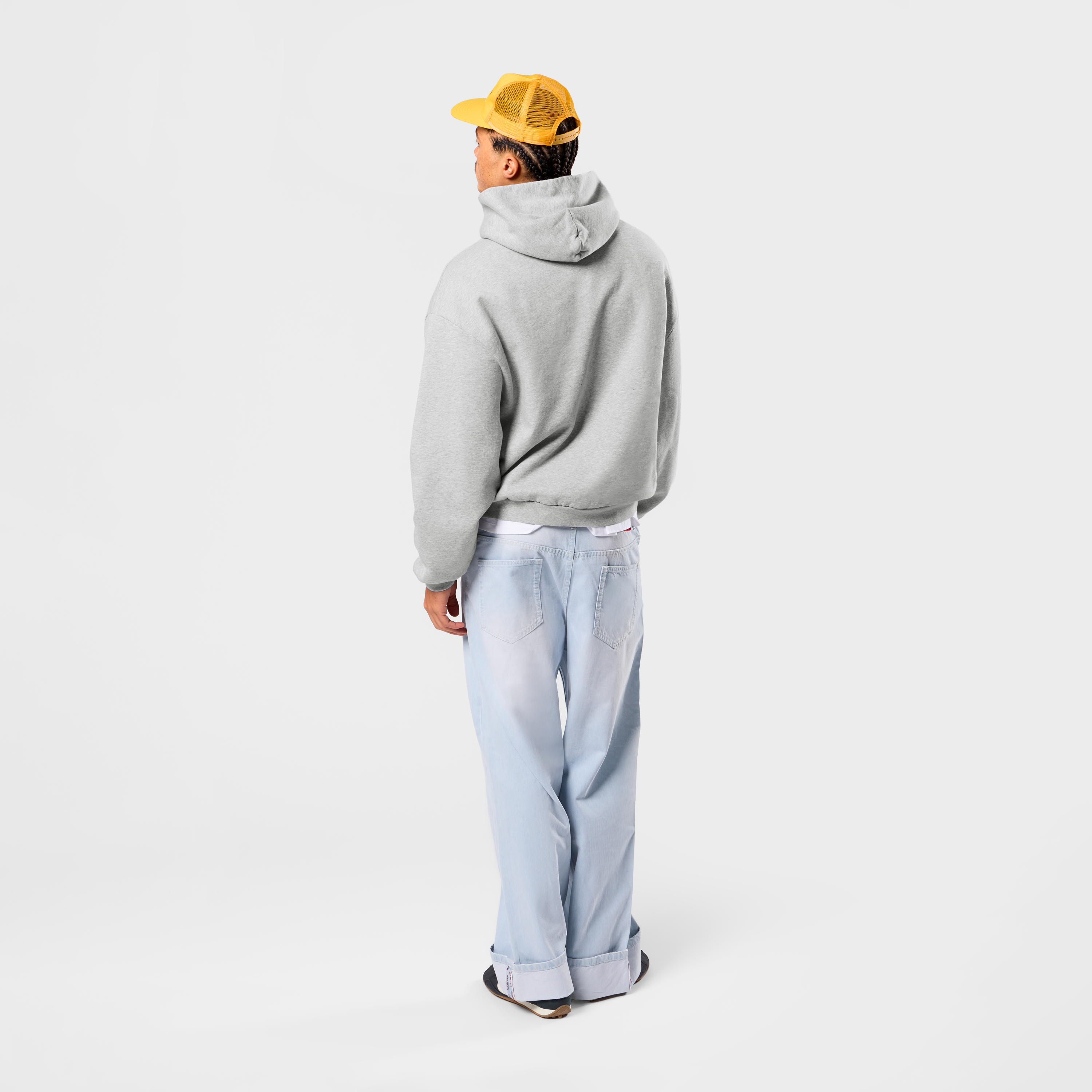 Suspicious Antwerp Winter3 / Badge Hoodie - Neutral Heather