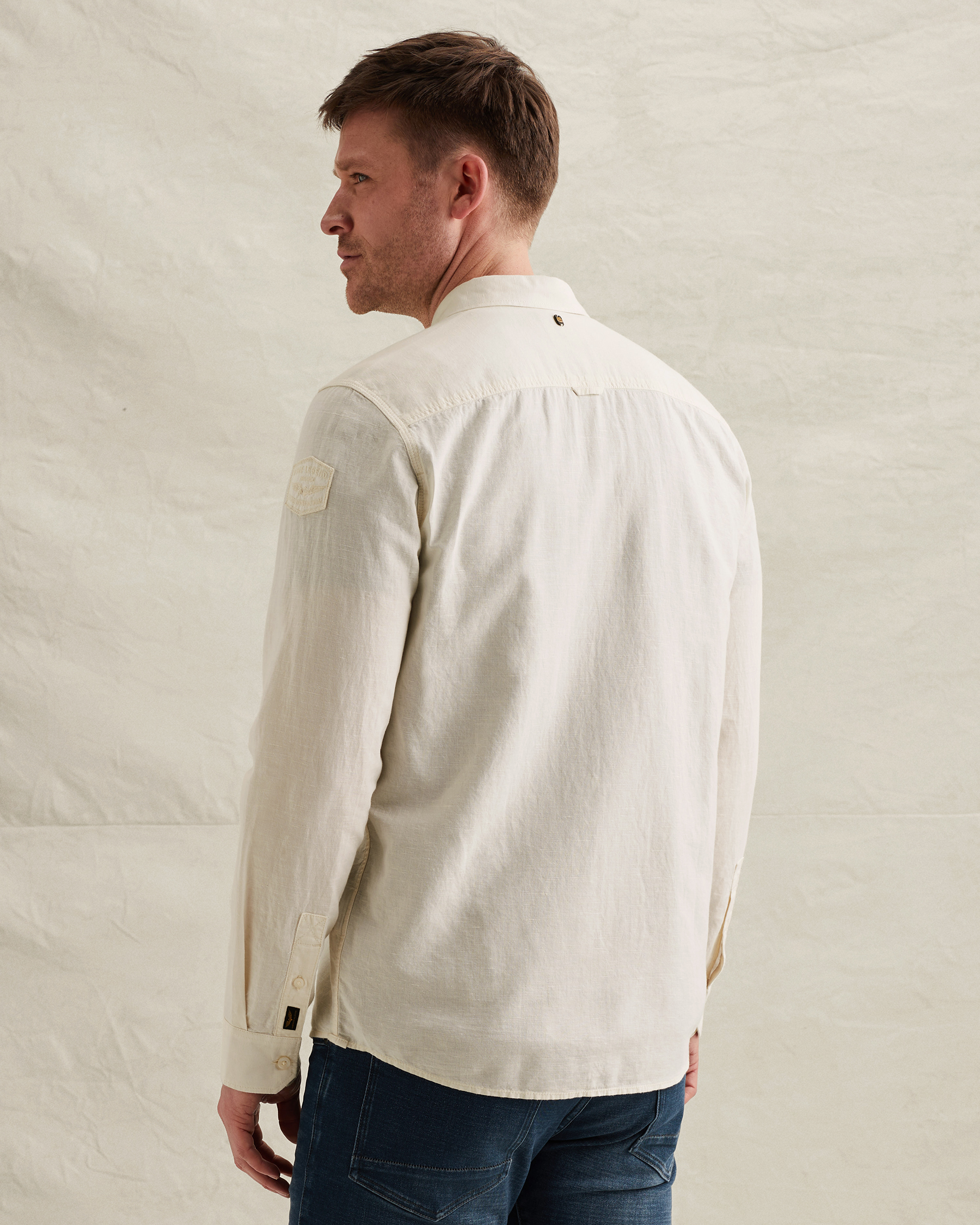 PME Legend Shirt jacket with check pattern and chest pocketsx