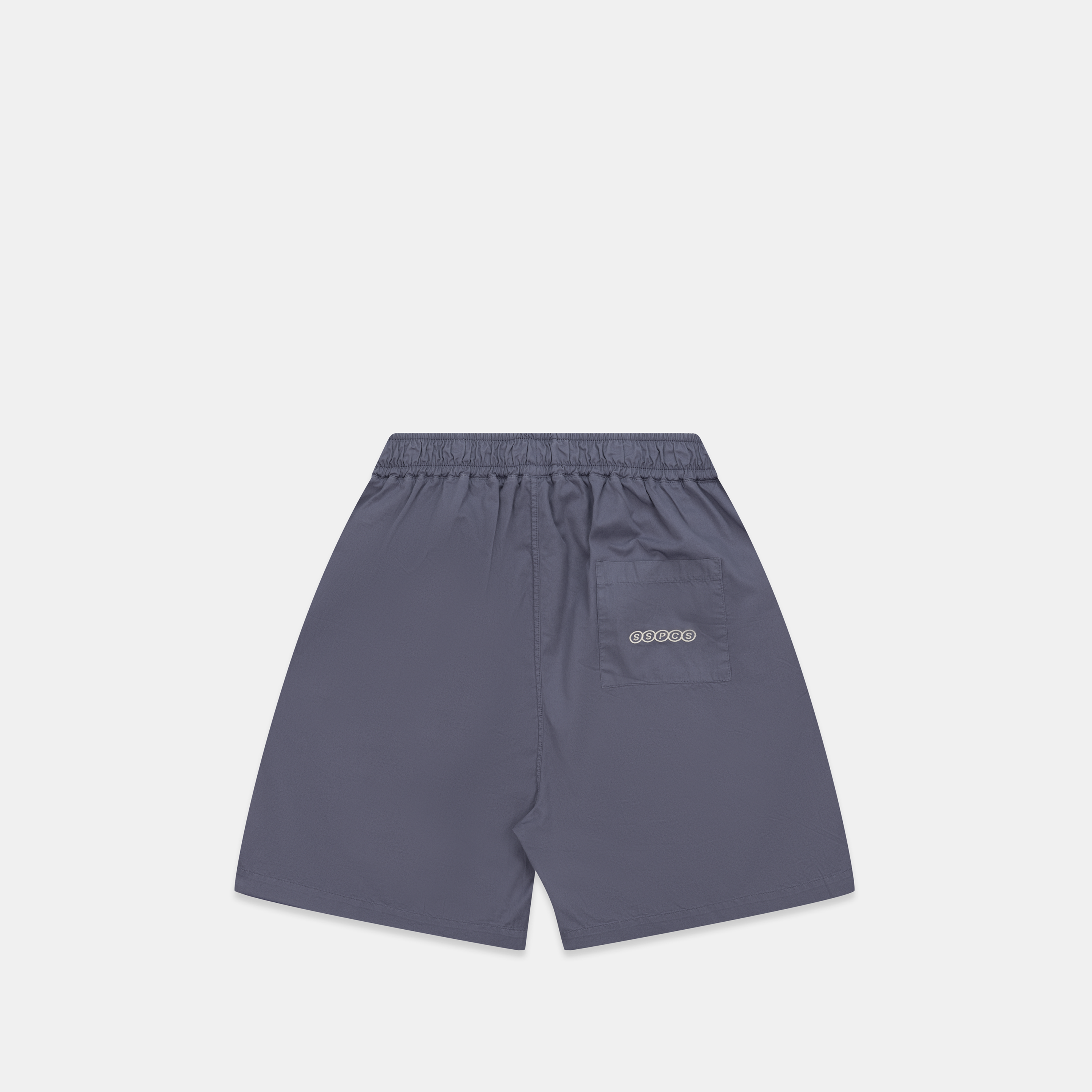 Suspicious Antwerp S2 / Stamped Piping Twill Shorts - Tidal Blue