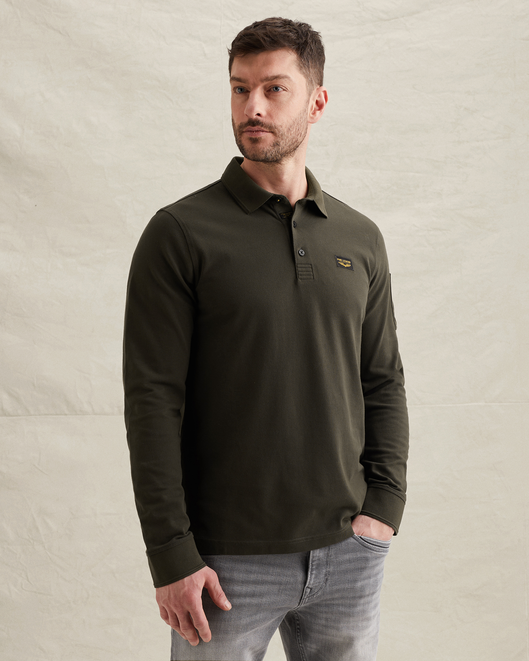PME Legend American Classic polo with long sleevesx