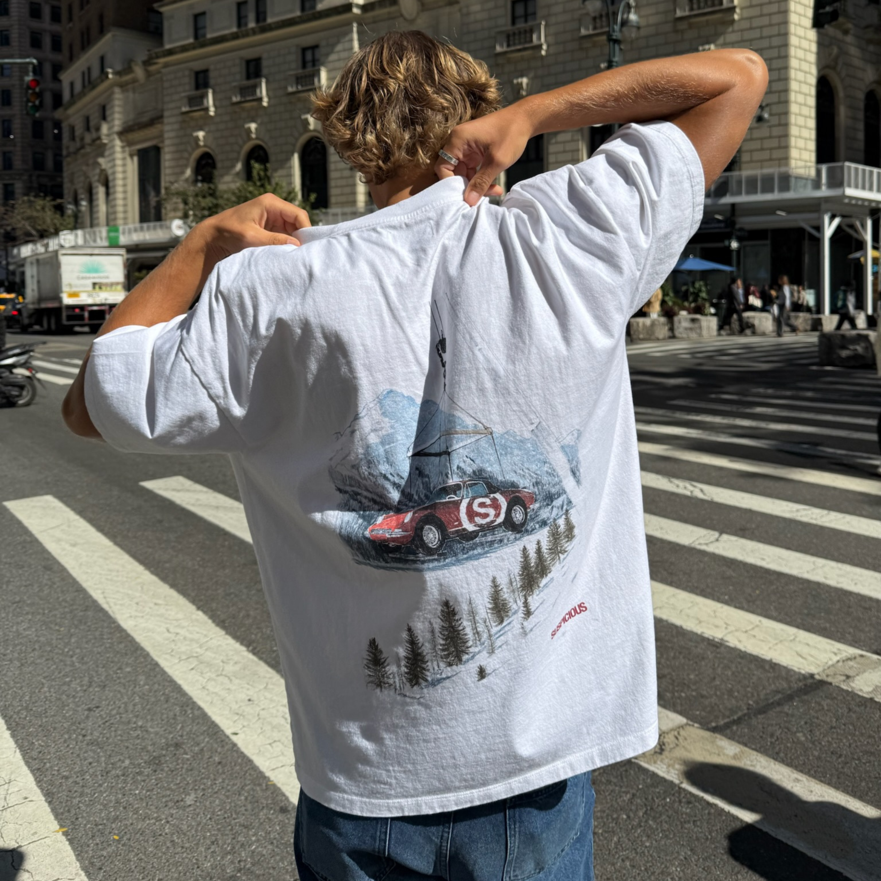 Suspicious Antwerp Winter1 / Snowbound Speed Tee - White