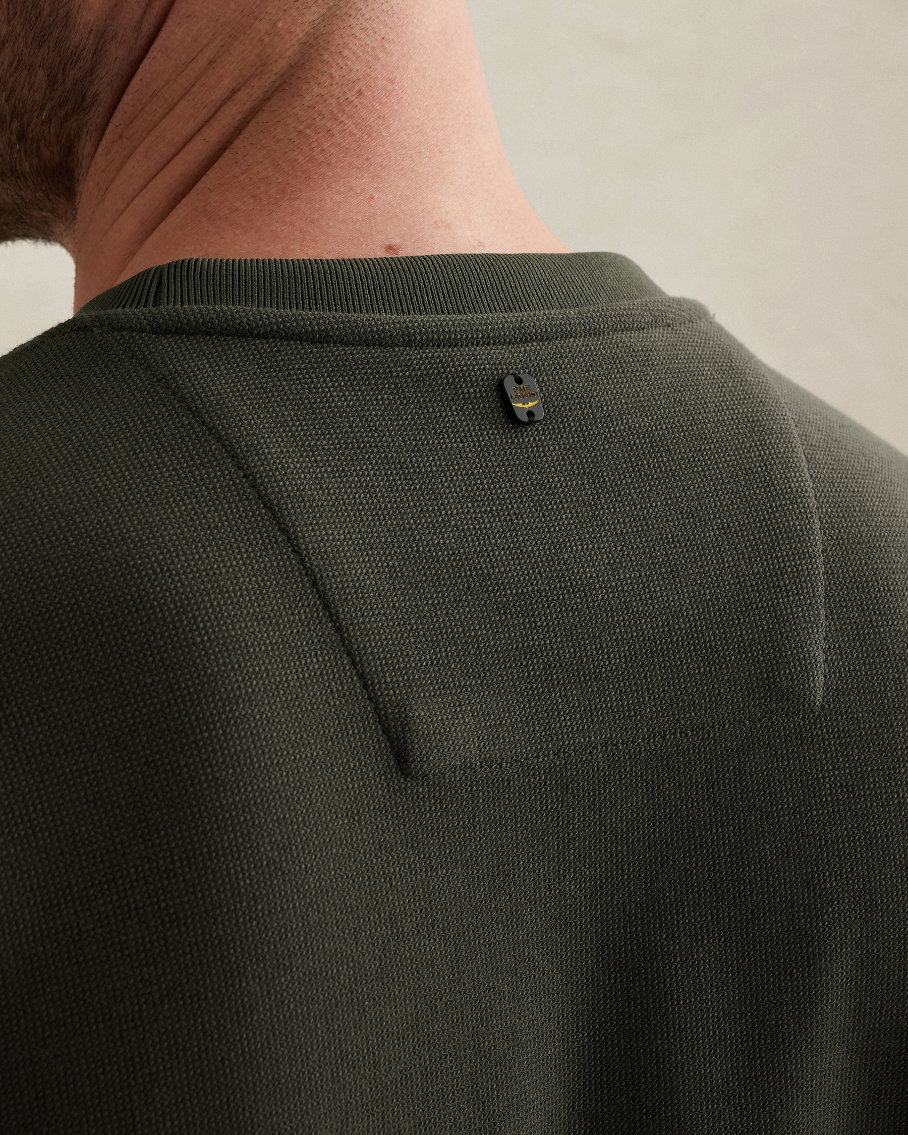 PME Legend Sweatshirt with artwork and ribbed collarx