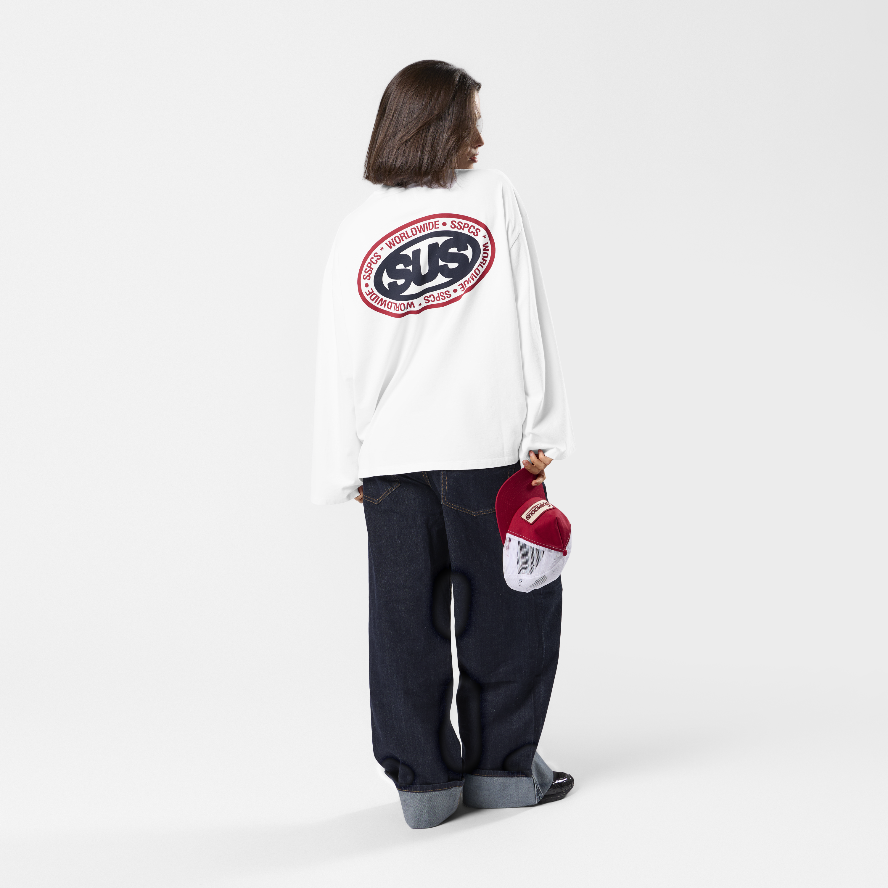 Suspicious Antwerp Winter3 / Global Longsleeve - White
