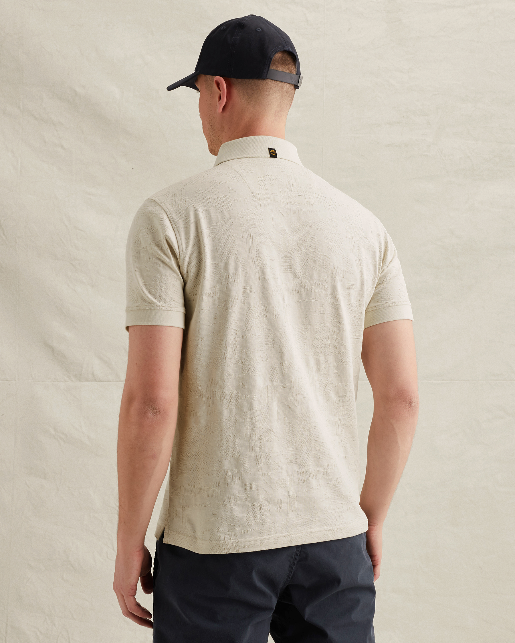 PME Legend Polo shirt with allover jacquard patternx