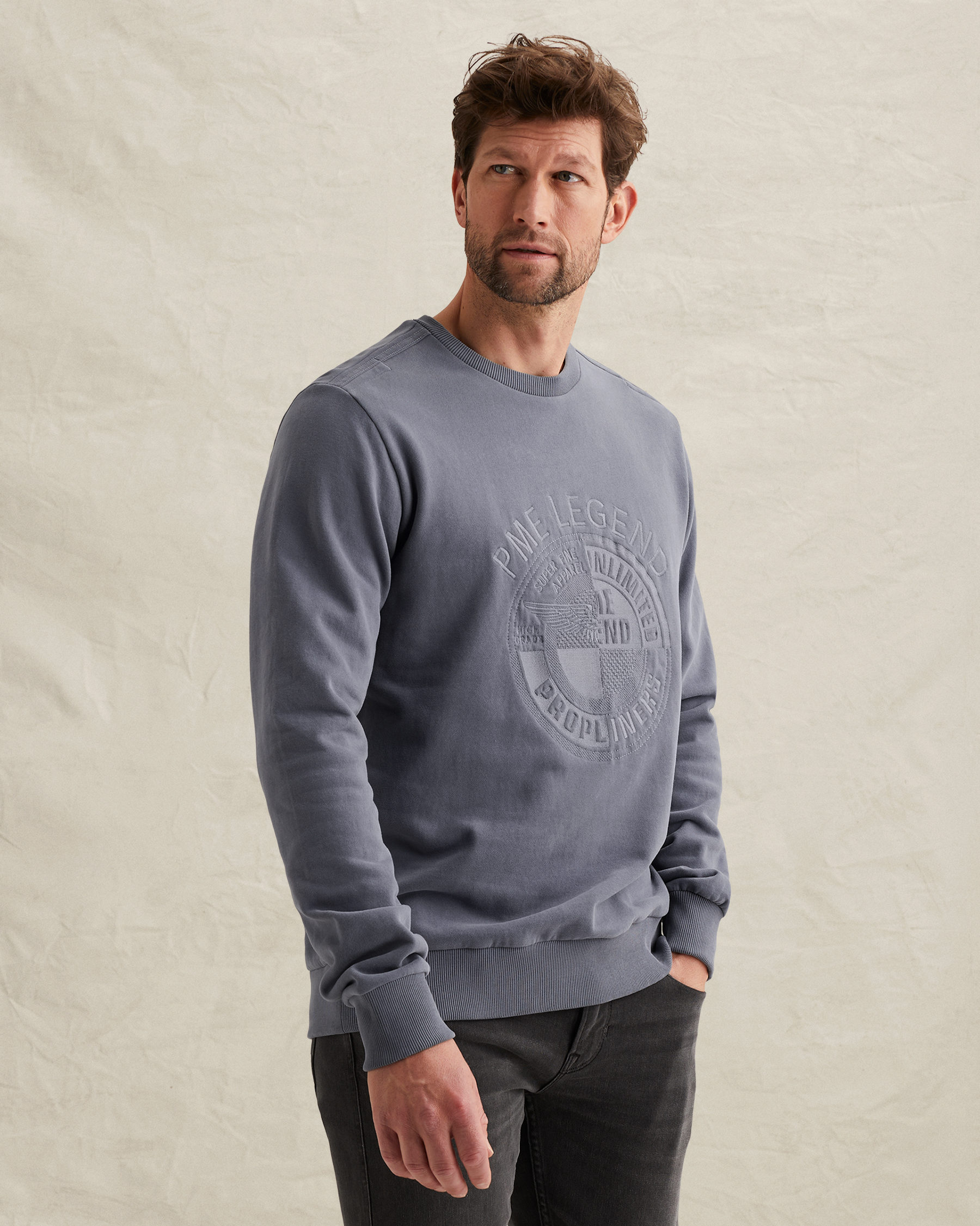 PME Legend Sweatshirt with embroidered artworkx