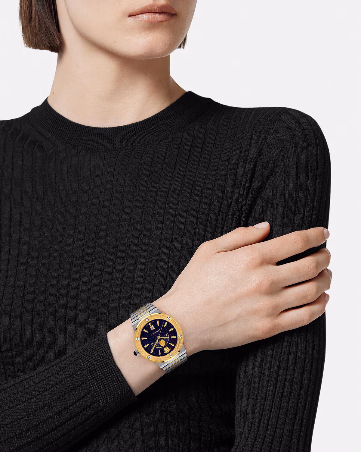 Versace Greca Logo Moonphase Watch