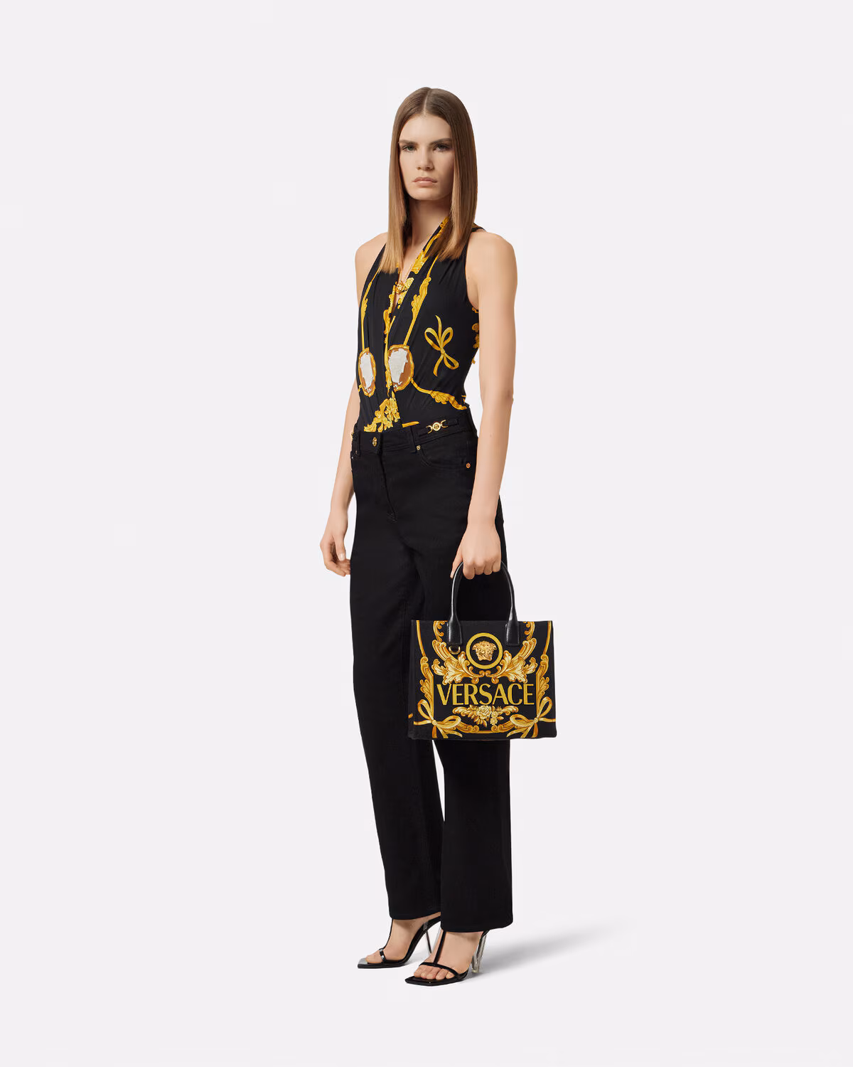 Versace Cameo La Medusa Small Tote Bag