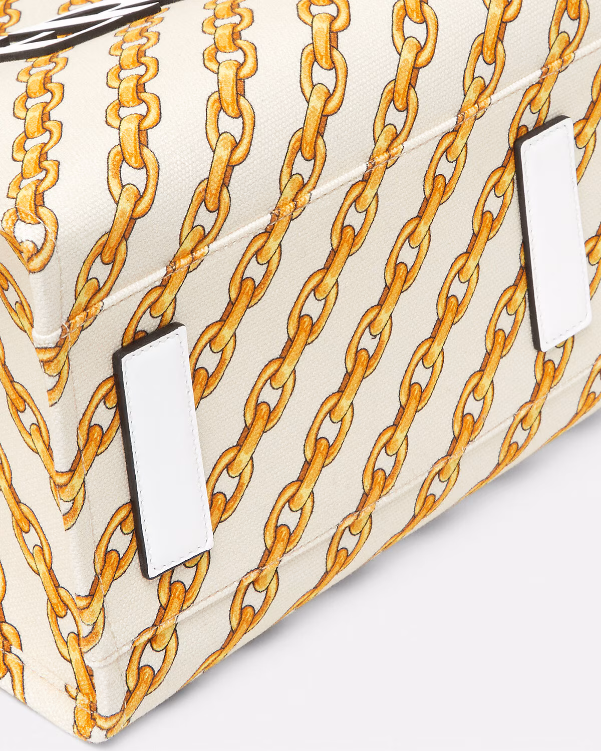 Versace Chain Stripes La Medusa Large Tote Bag