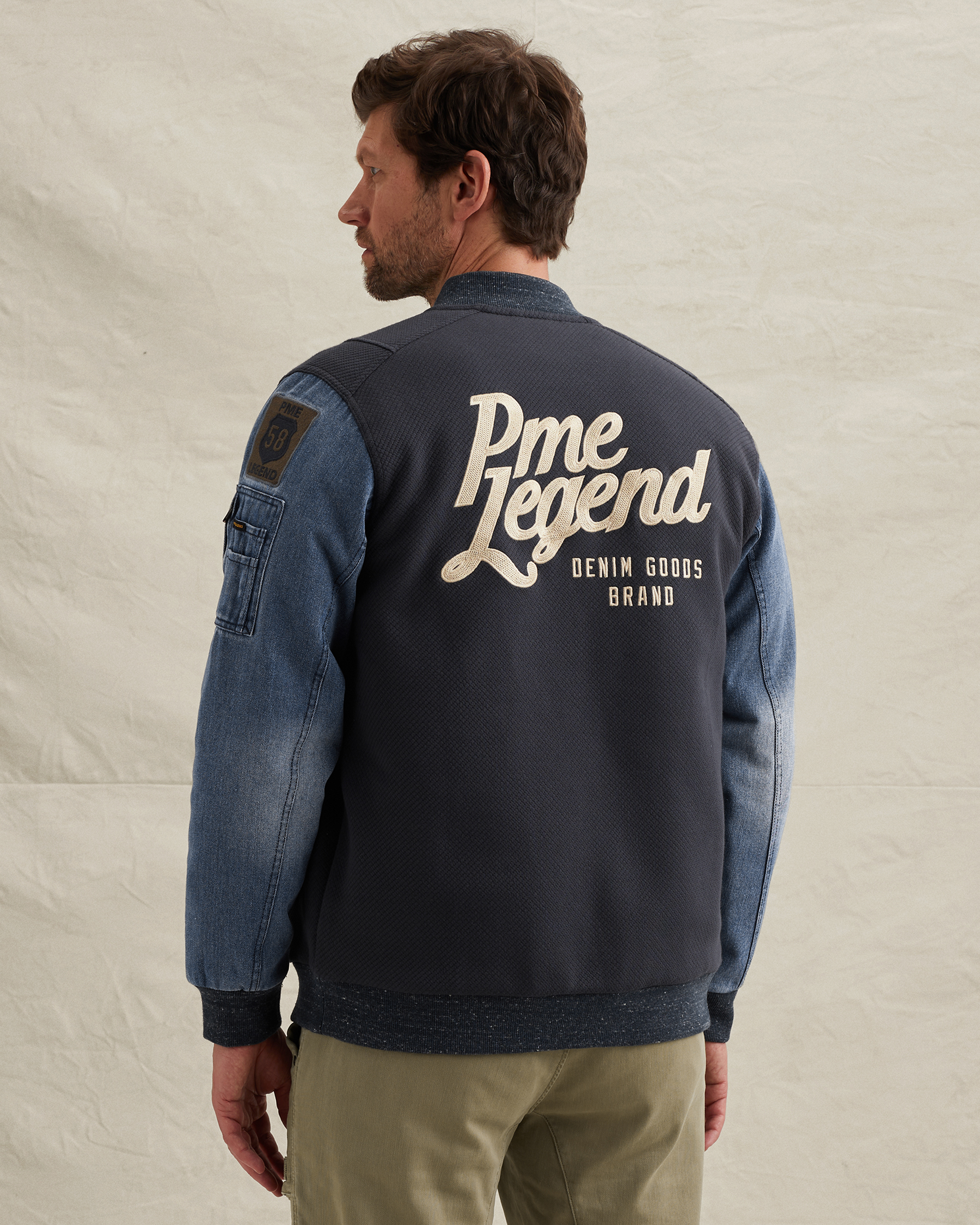 PME Legend Hybrid jacket with badgesx