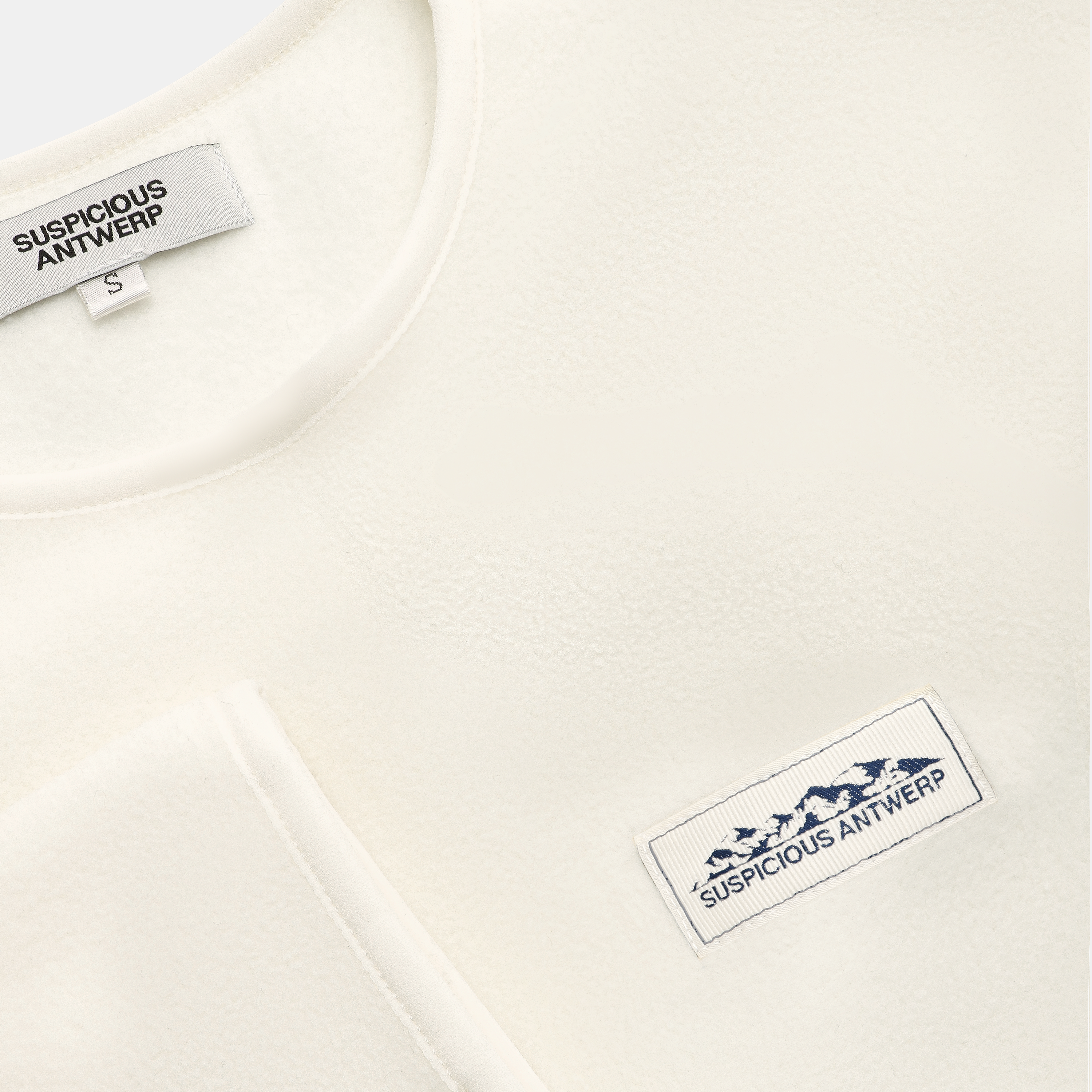 Suspicious Antwerp The Label Polar Crewneck - Natural