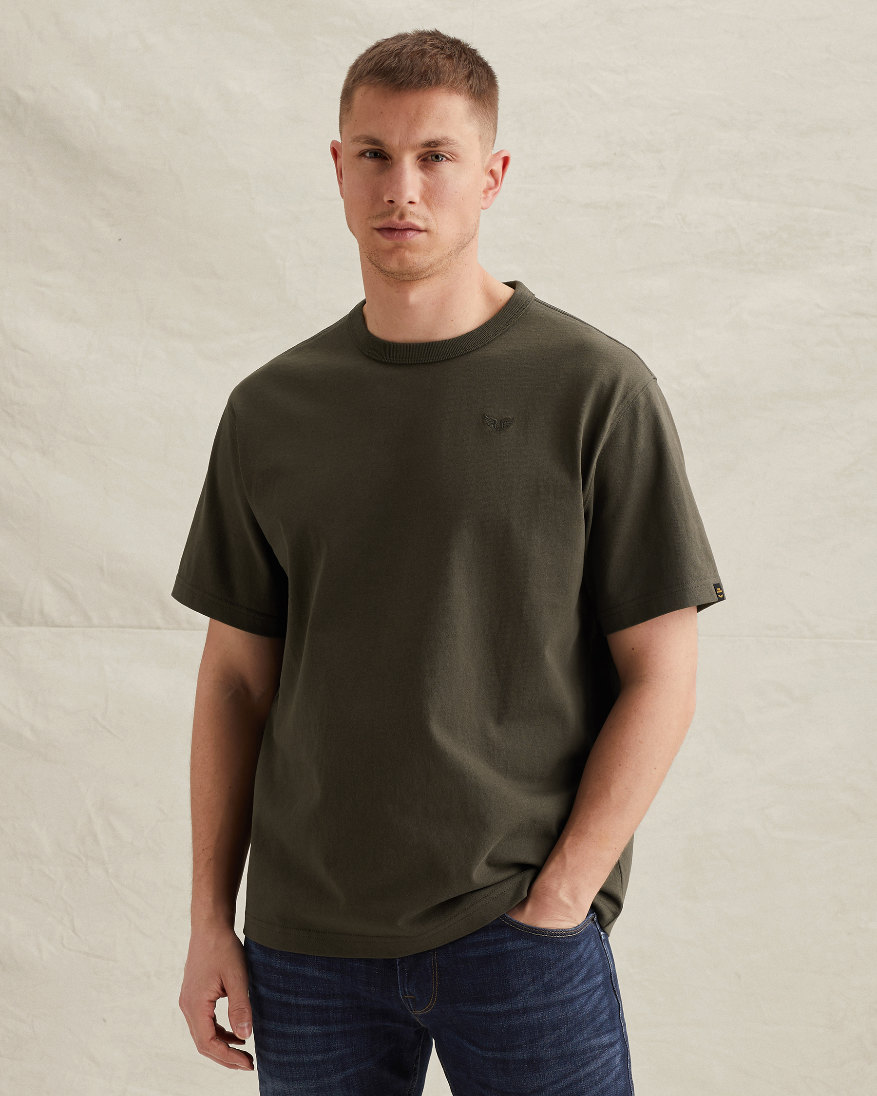PME Legend Relaxed fit T-shirt with embroidered logox