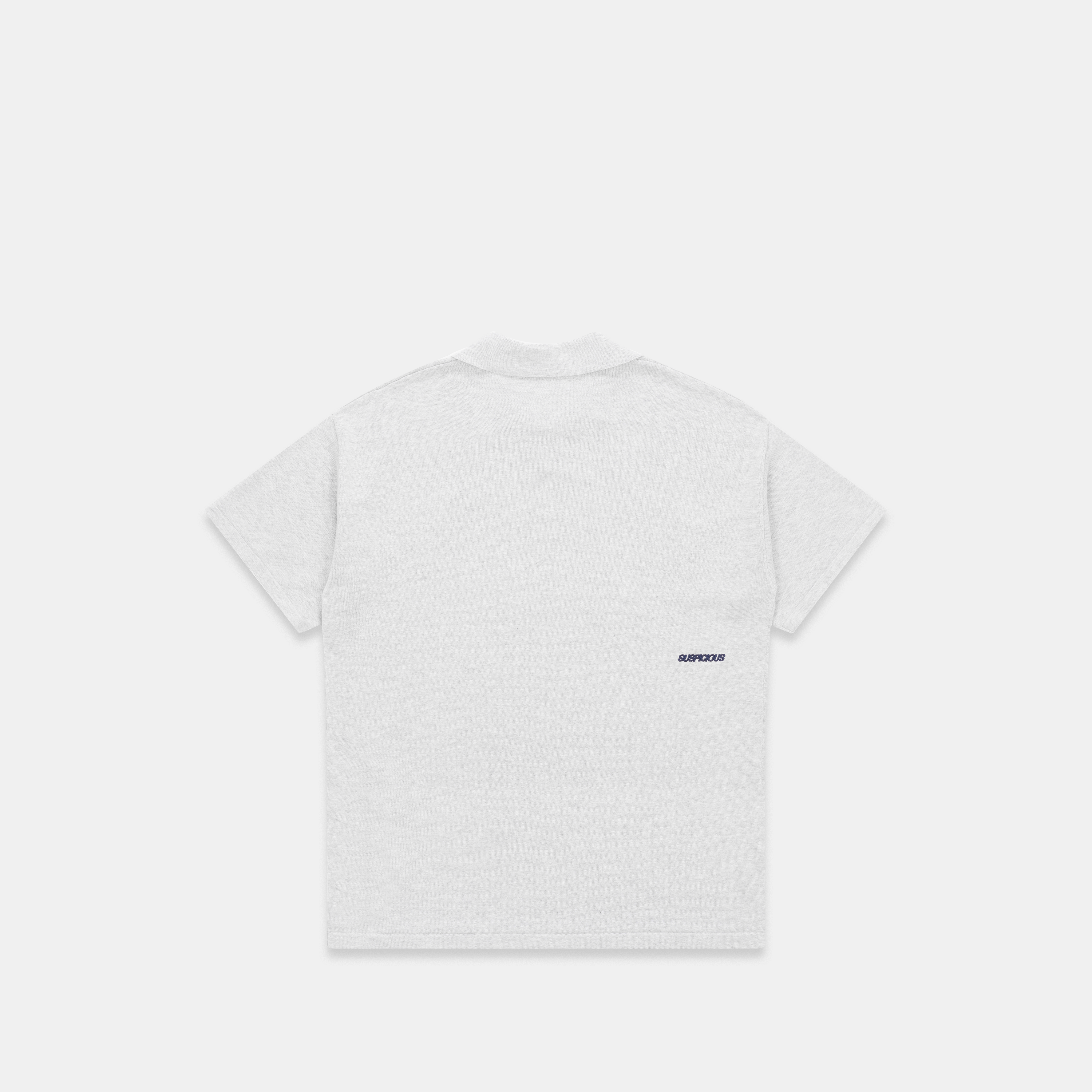 Suspicious Antwerp Fall / SSPCS Club Cotton Polo - Neutral Heather
