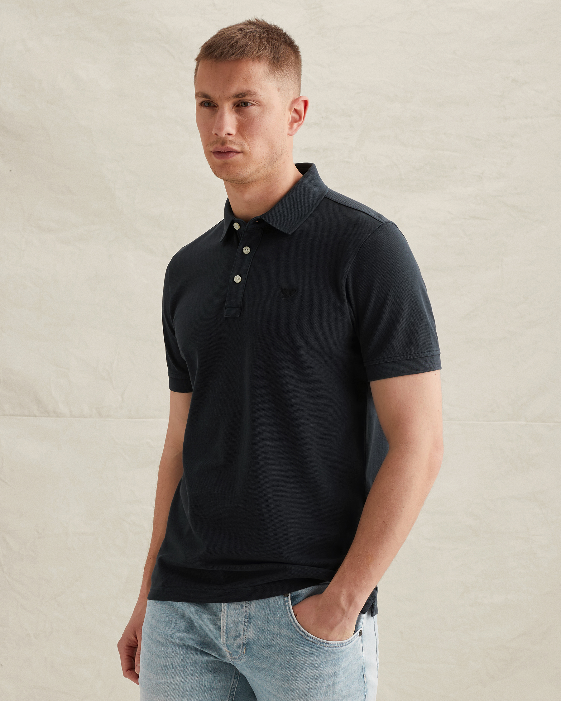 PME Legend Polo shirt with ribbed collarx