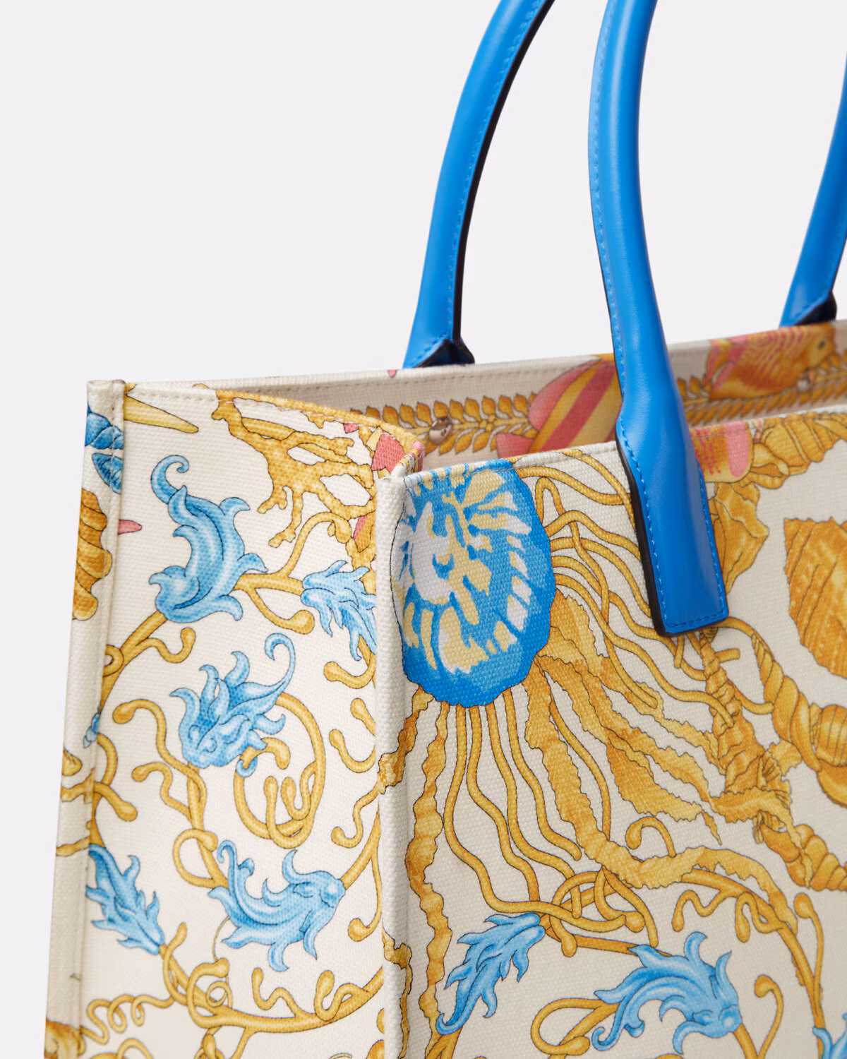 Versace Underwater Barocco La Medusa Large Tote Bag