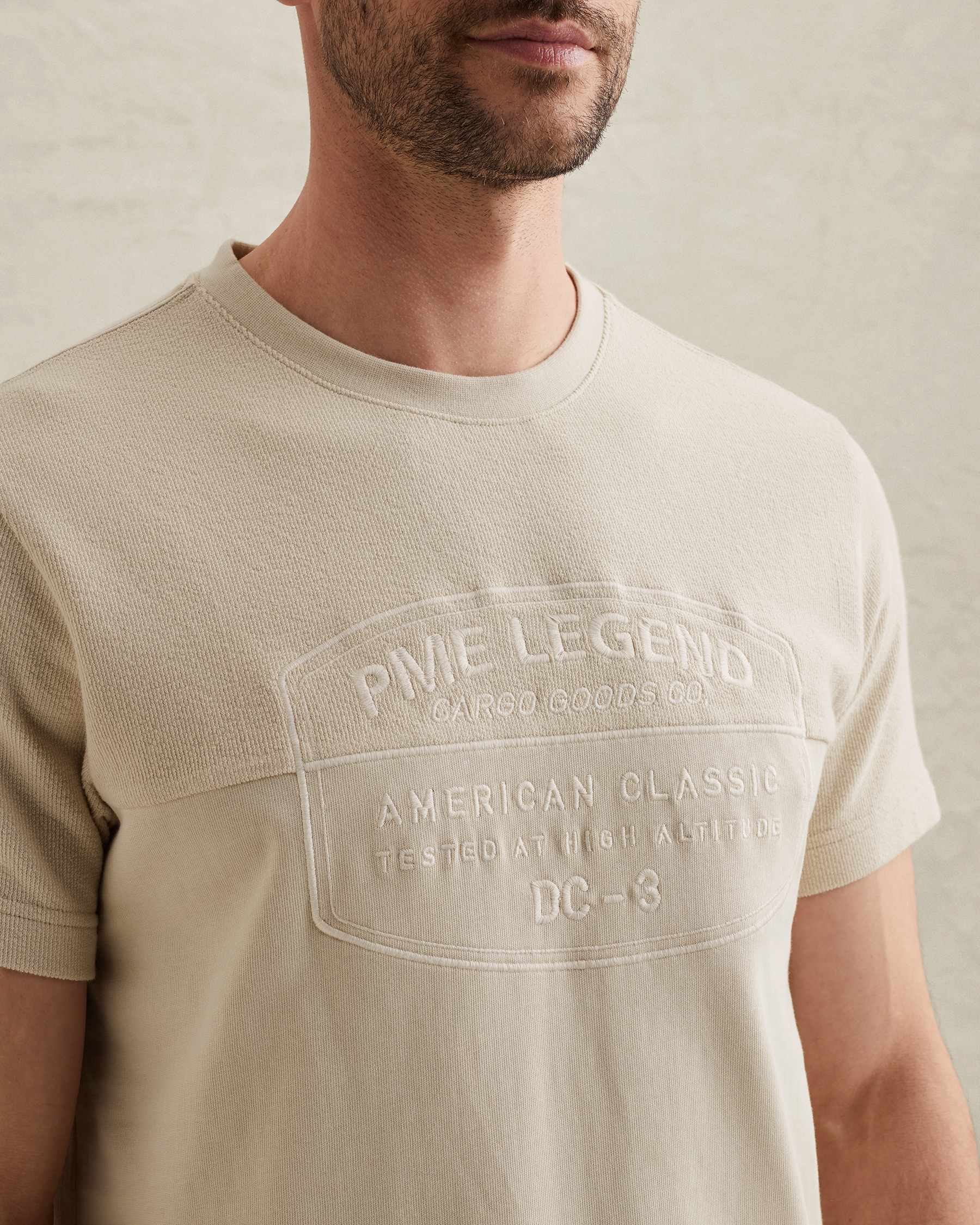PME Legend T-shirt in a material blend with artworkx