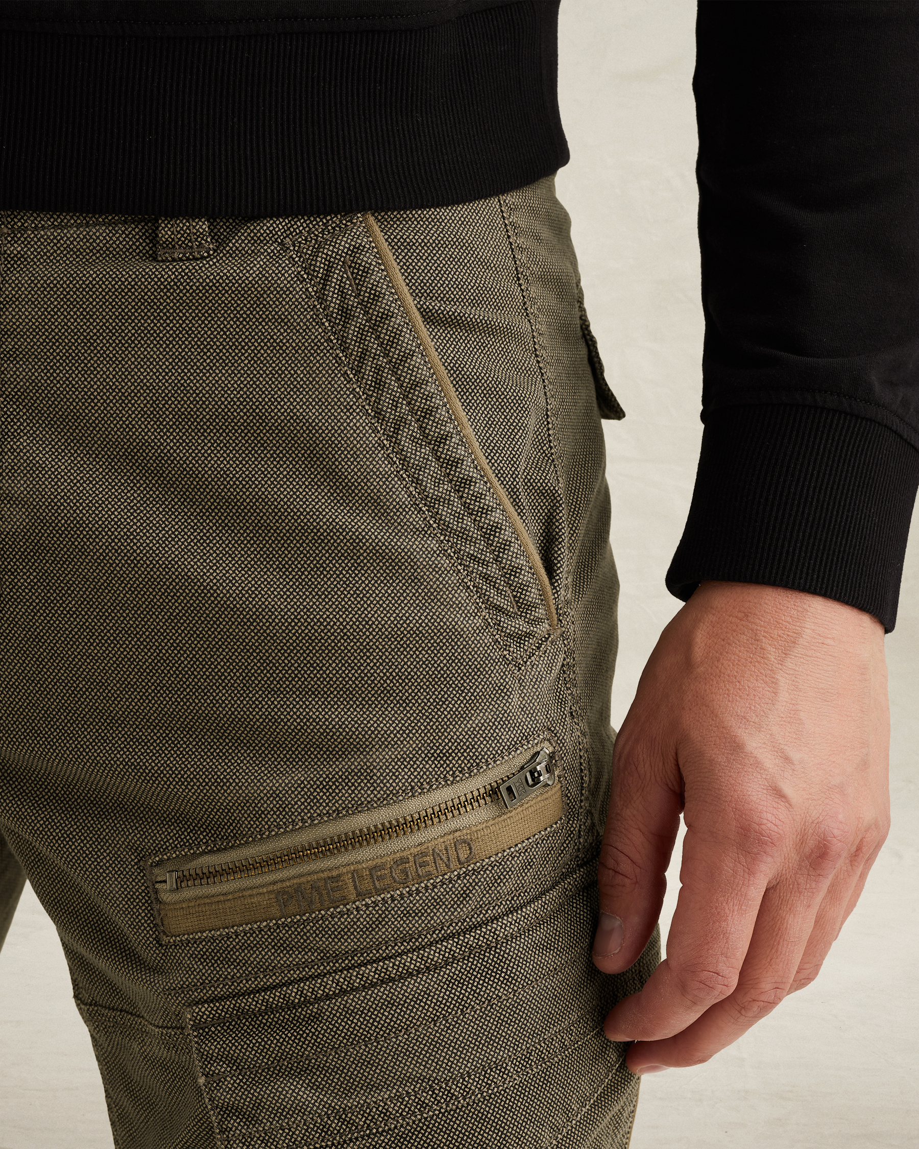 PME Legend Nordrop relaxed fit cargo pants with allover printx