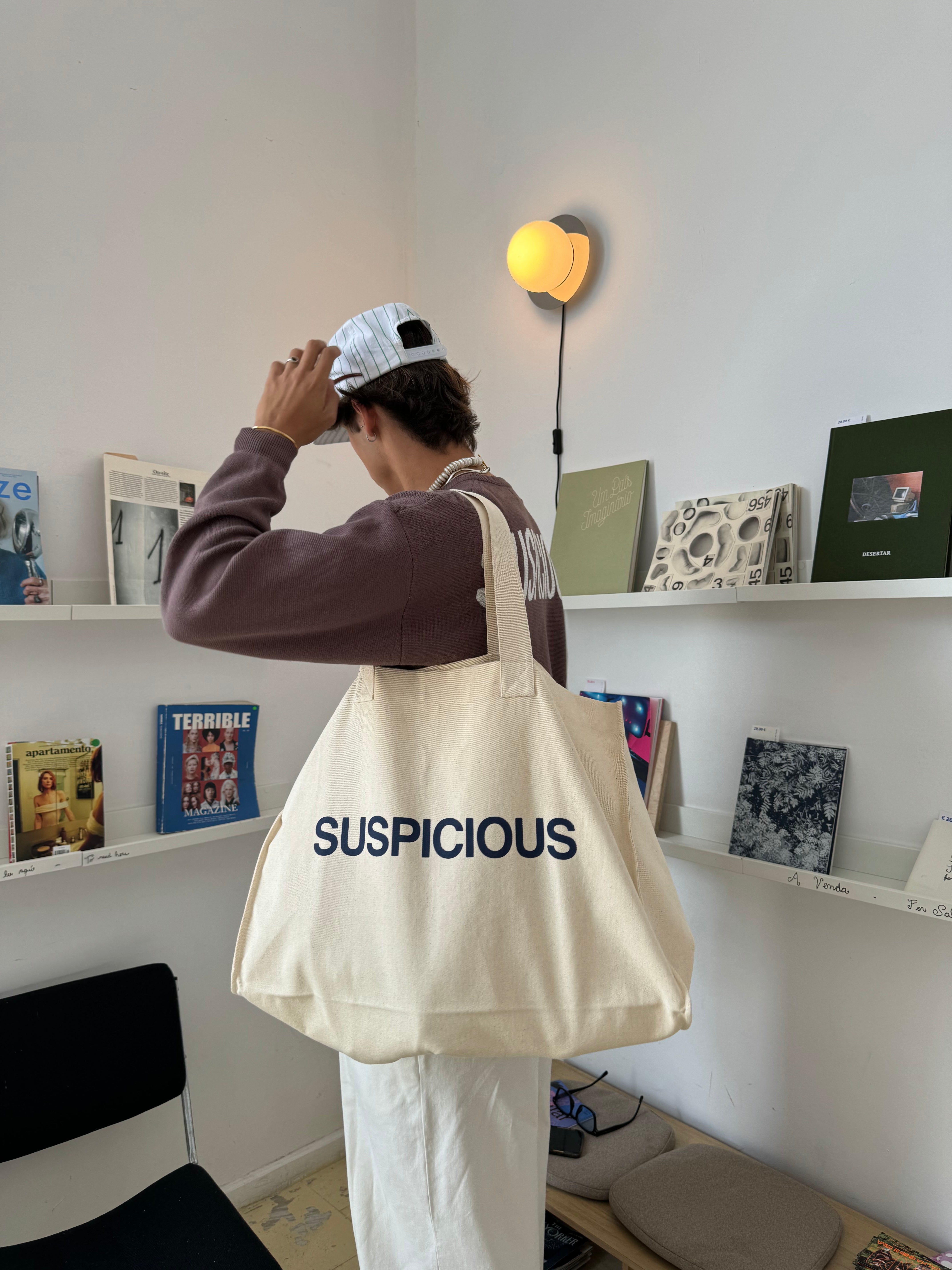 Suspicious Antwerp The Suspicious Totebag Big - Natural