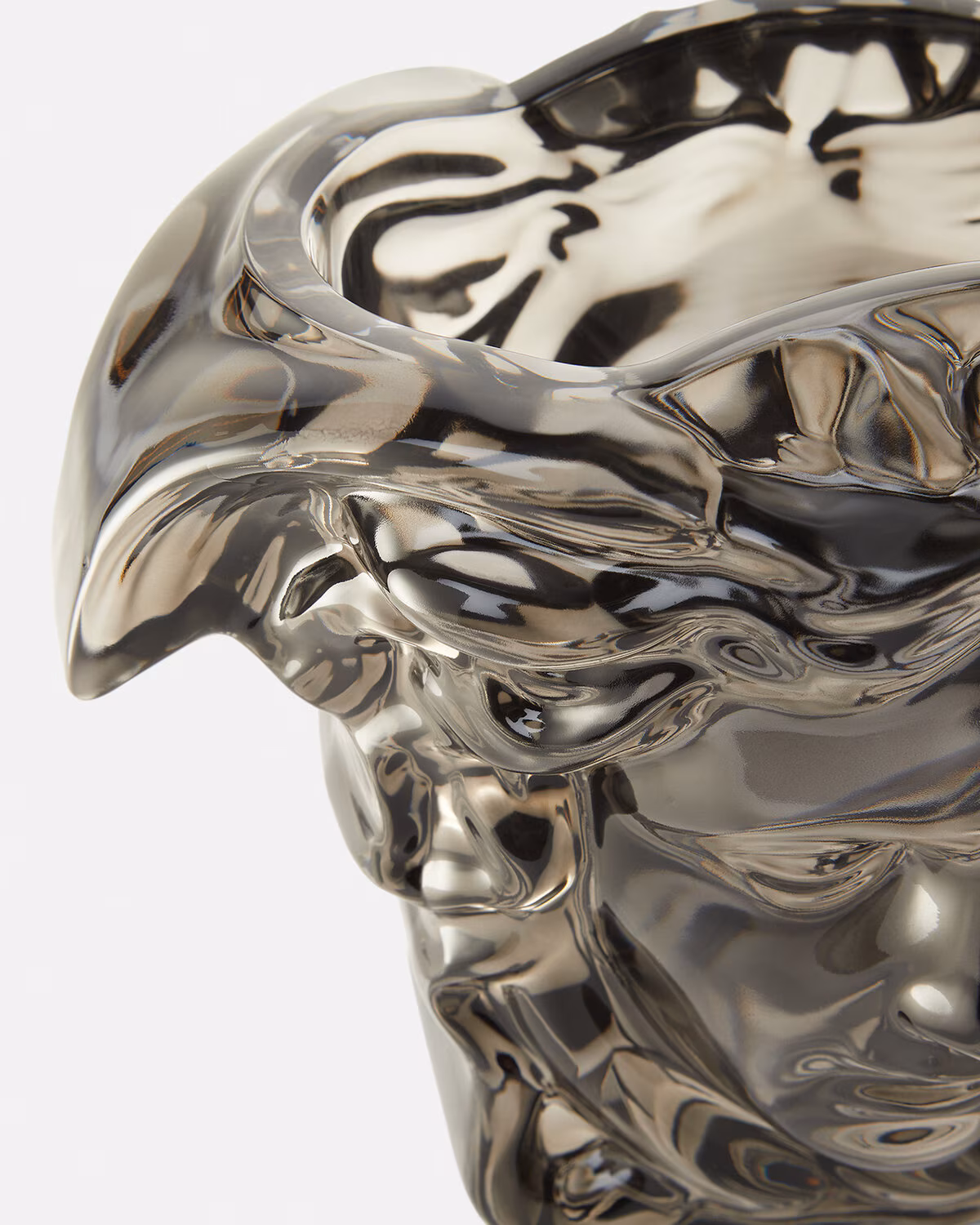 Versace Medusa Grande Crystal Vase 7.5