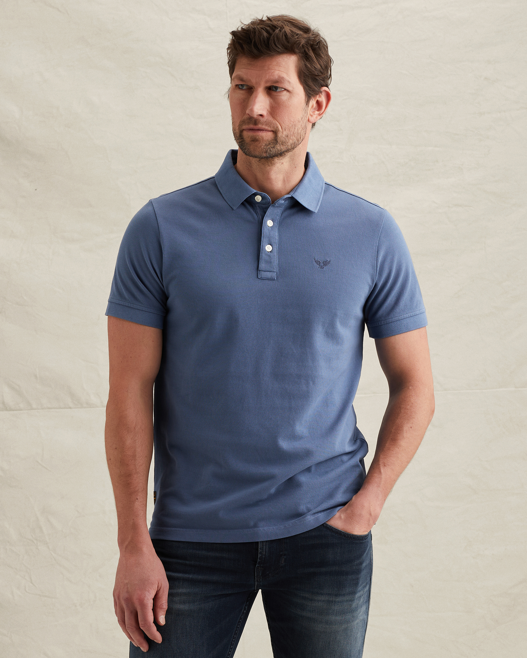 PME Legend Polo shirt with ribbed collarx