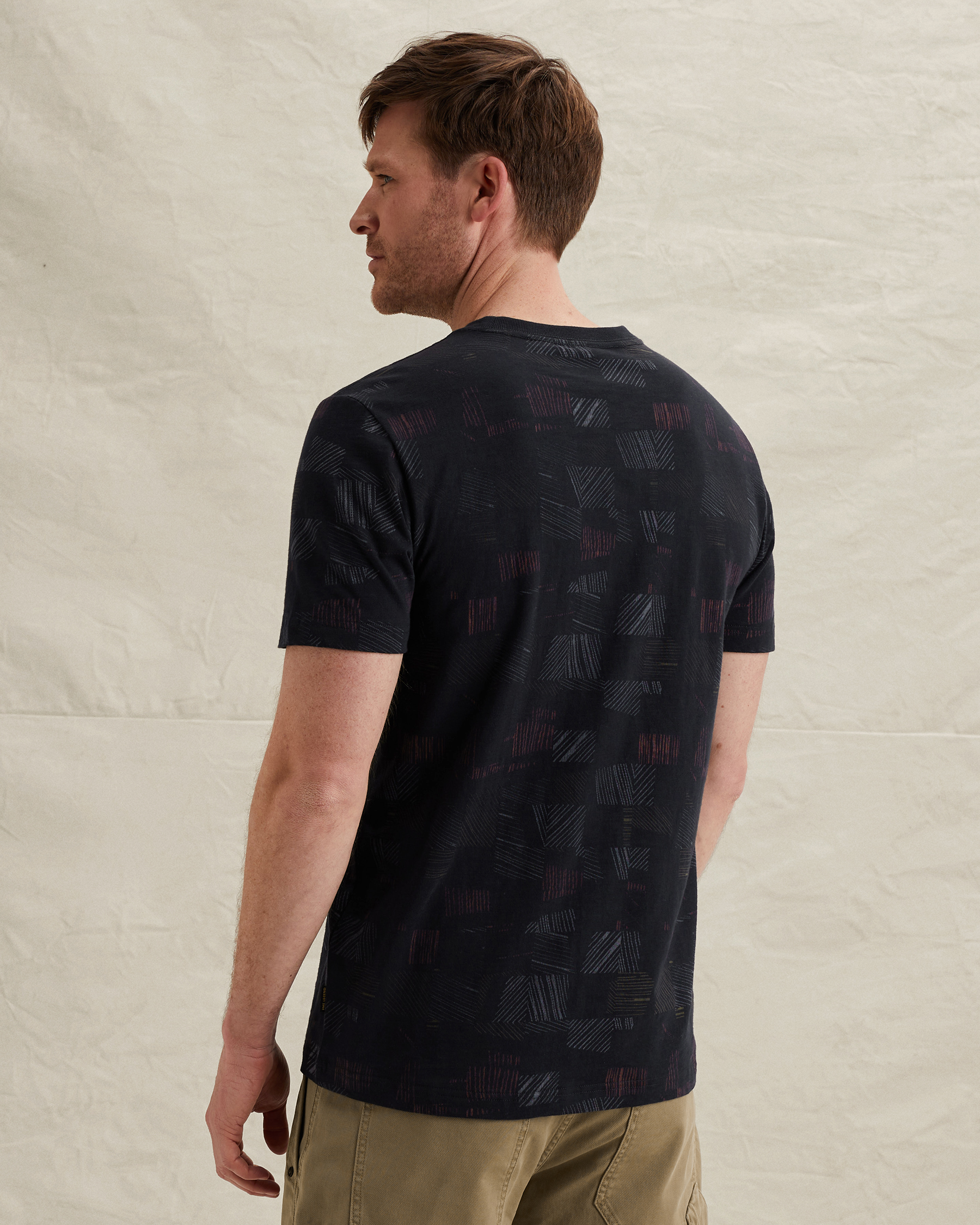 PME Legend T-shirt with allover print and slub effectx