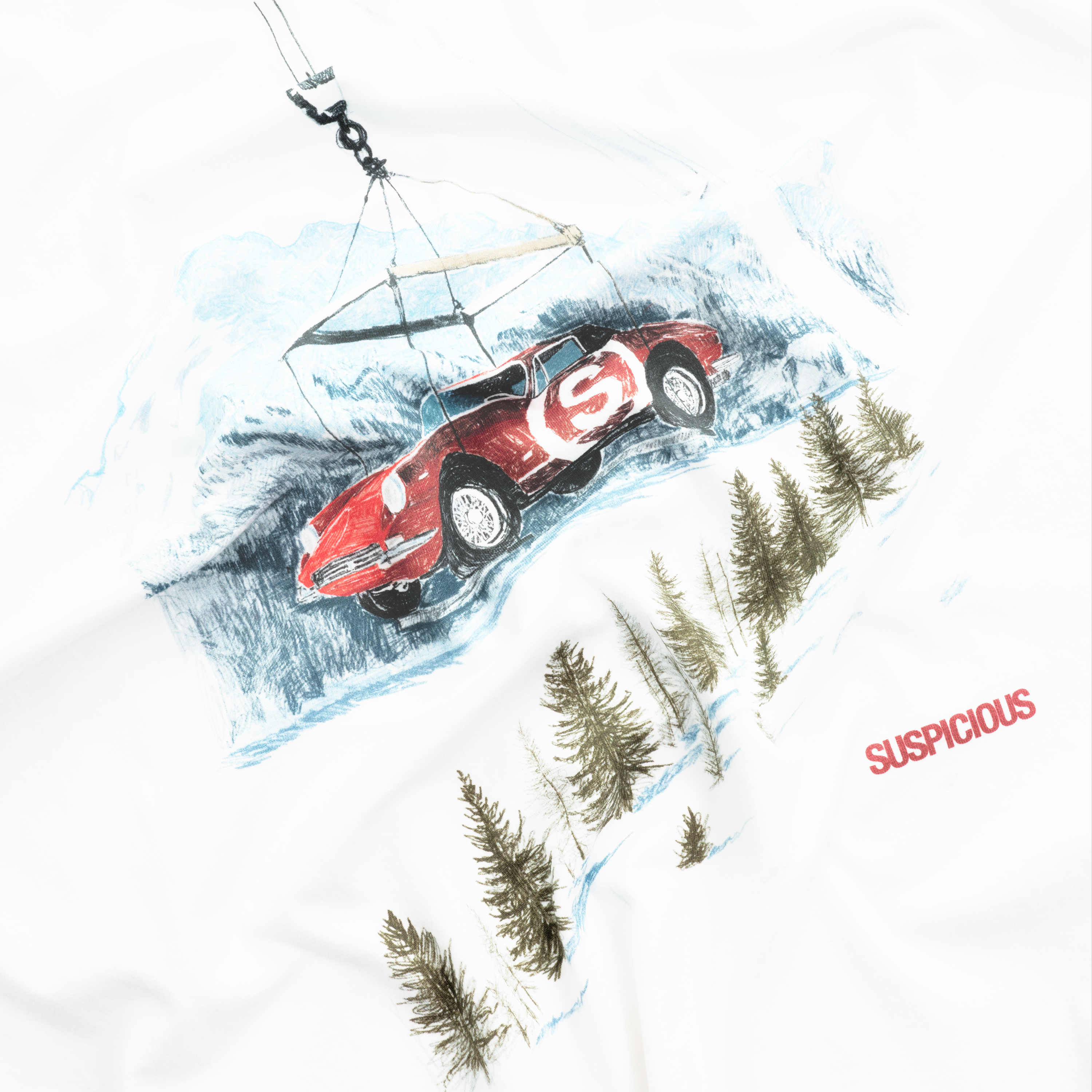 Suspicious Antwerp Winter1 / Snowbound Speed Tee - White